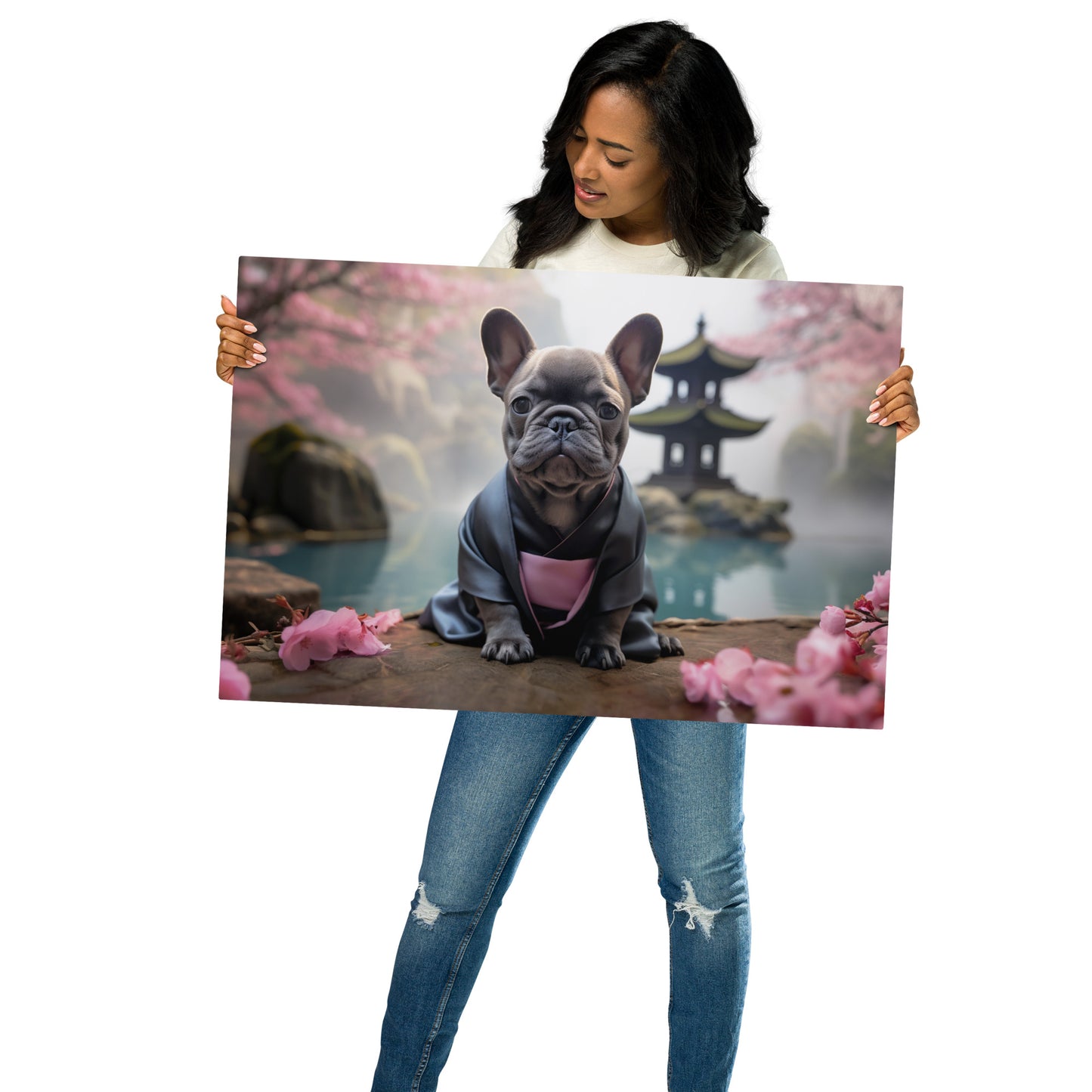 Kimono Canine - Metal Print