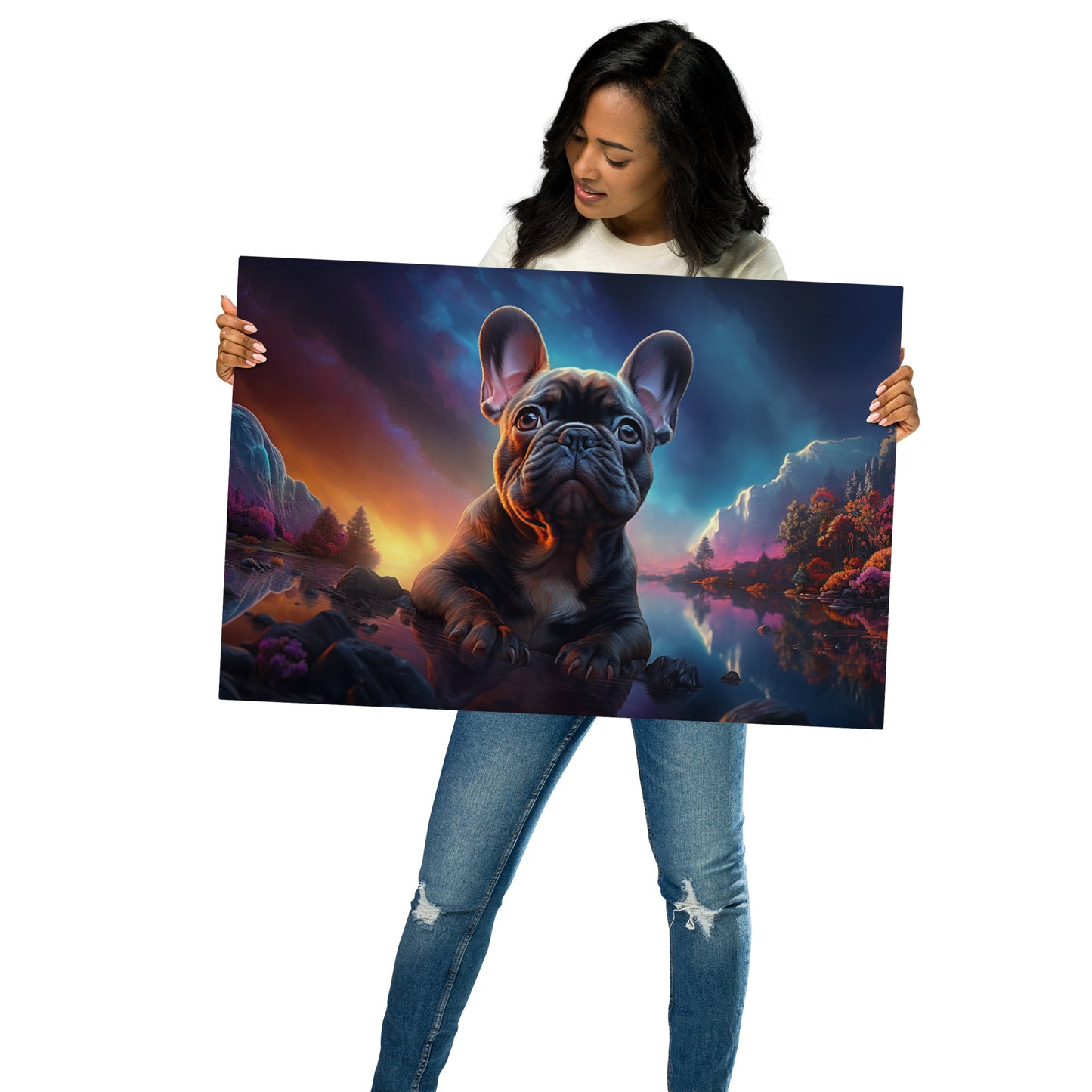 Look to the Night Sky - Metal Print