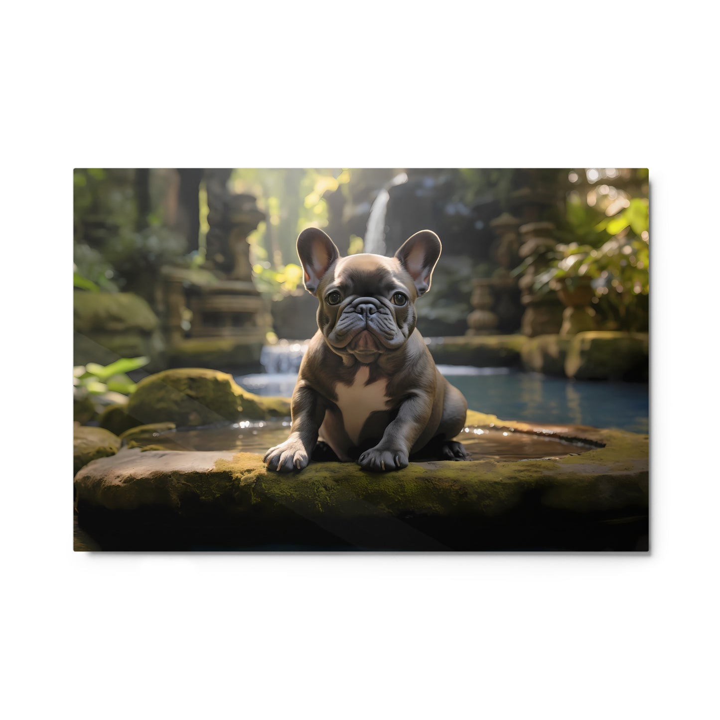 Brindle in Bali - Metal Print