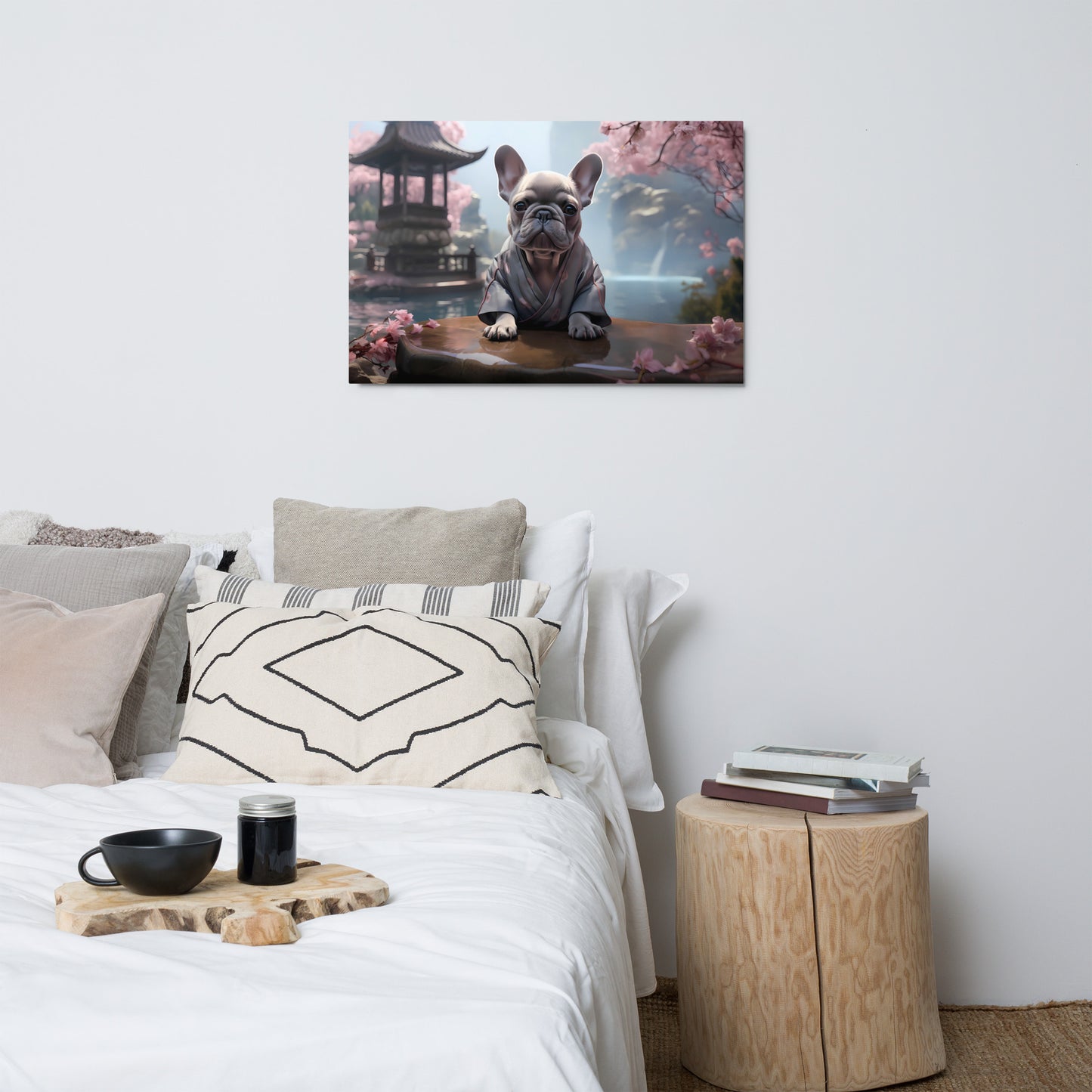 Zen Frenchie - Metal Print