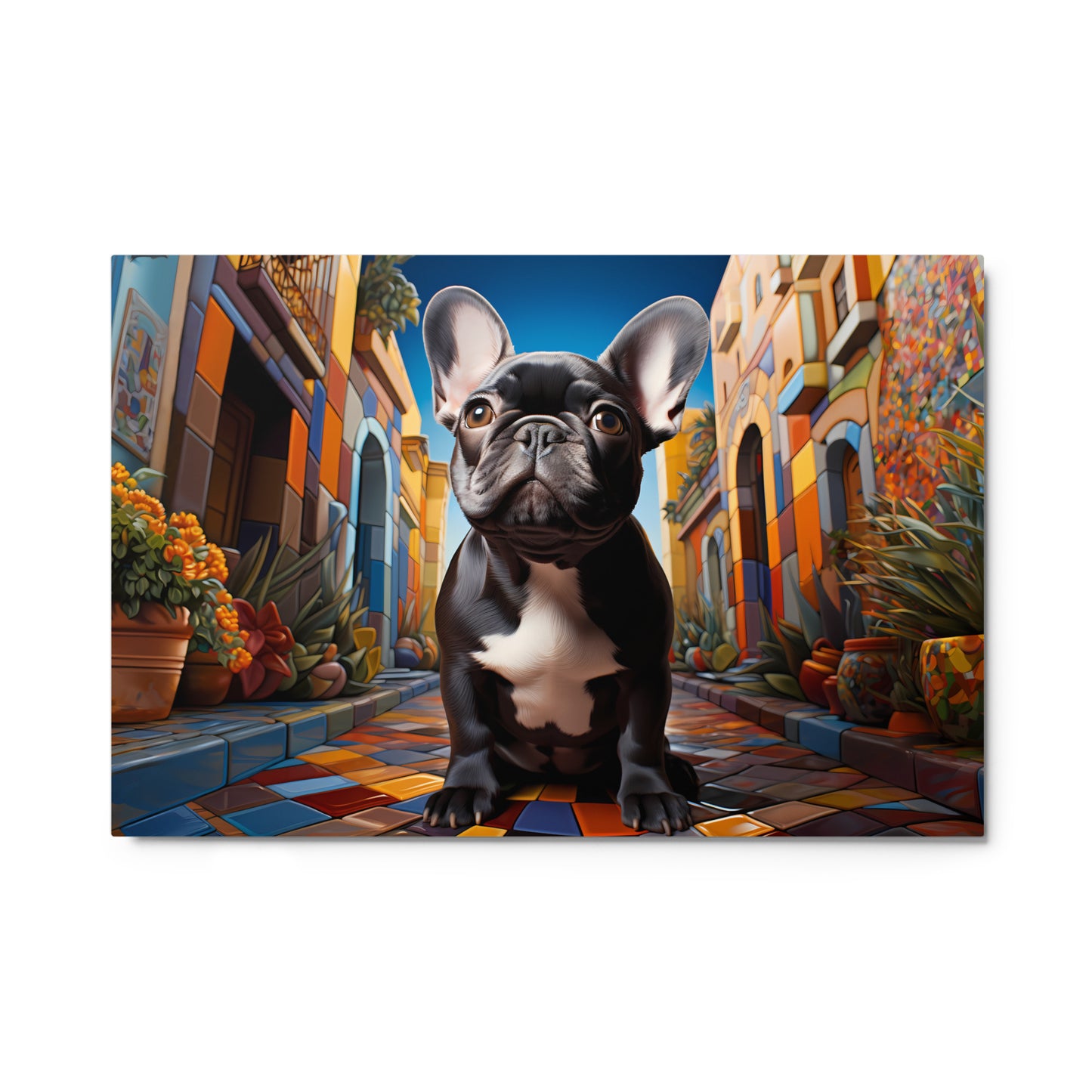 Mosaic Street - Metal Print