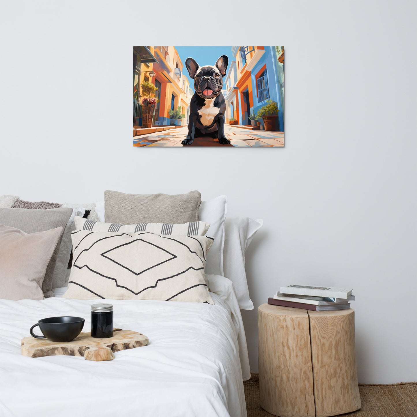 Brindle in the Streets - Metal Print