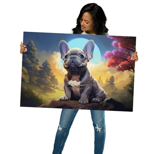 Prideful Pup Metal Print