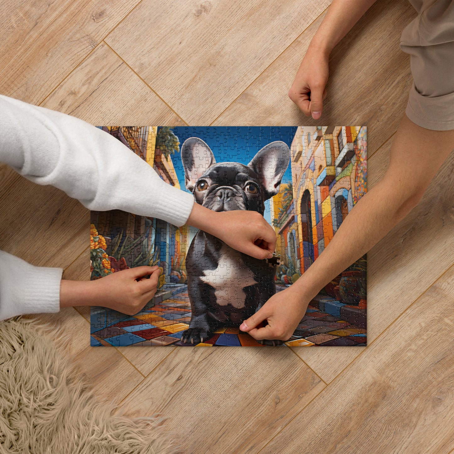 Mosaic Street Jigsaw Puzzle