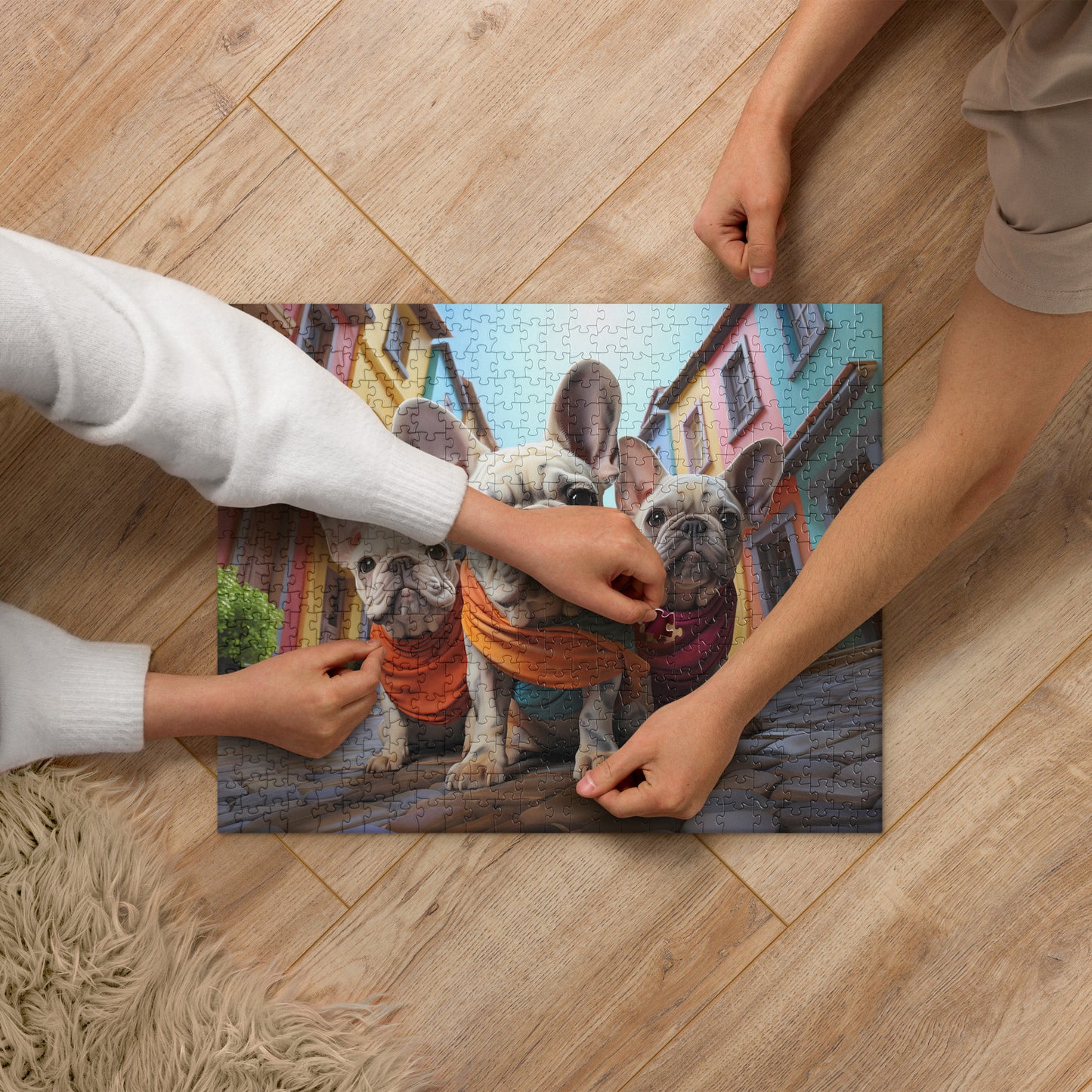 The Street Trio Jigsaw Puzzle