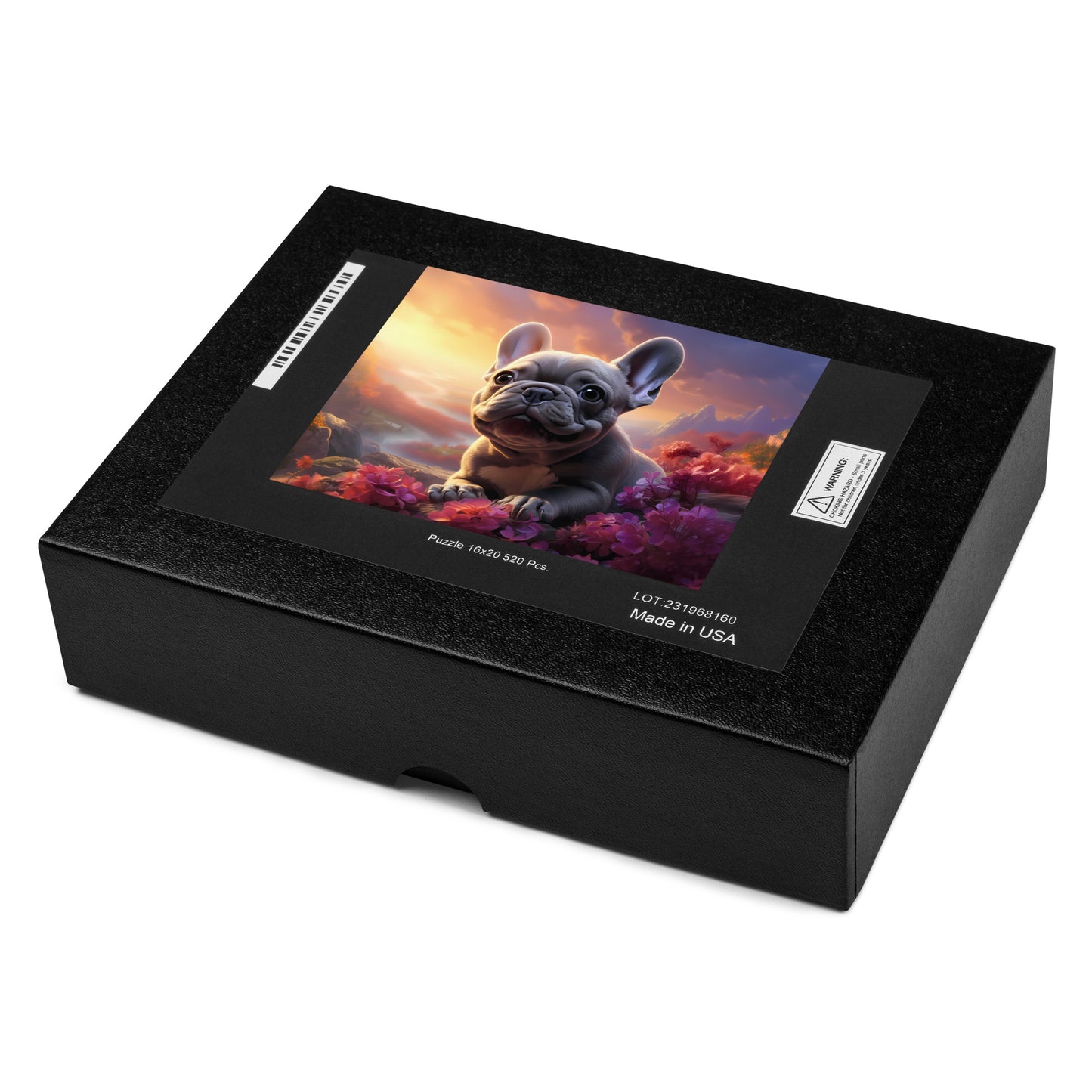 Romantic Frenchie Jigsaw Puzzle