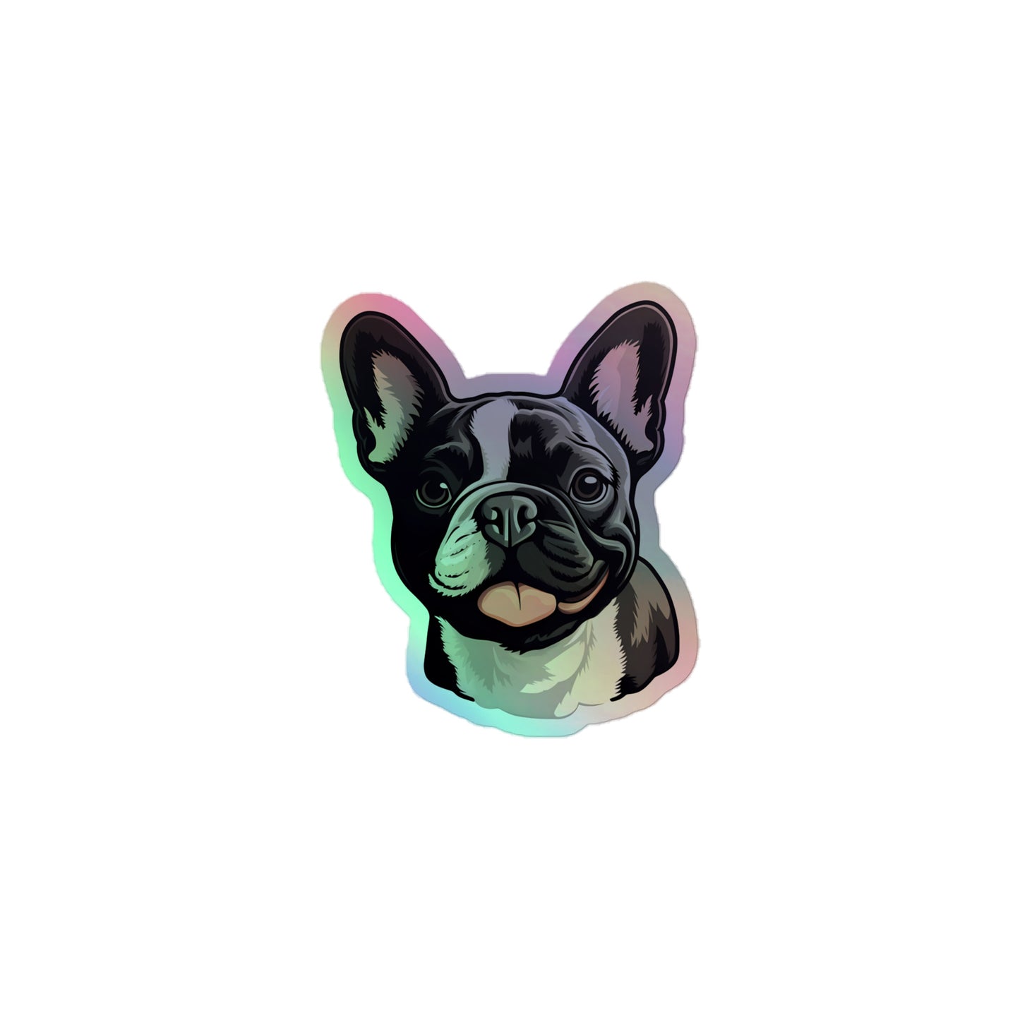 Happy Pied Holographic Sticker