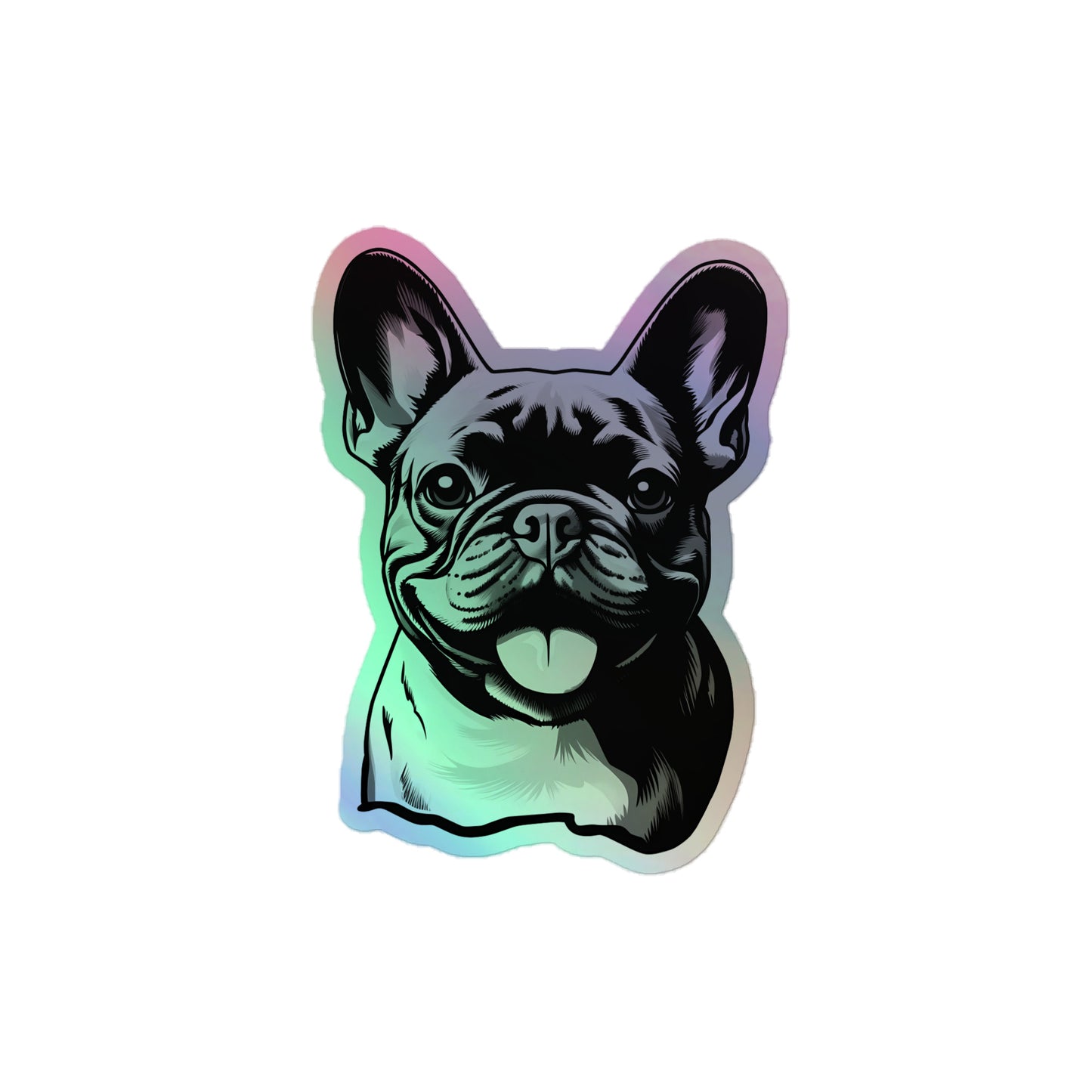 Brindle Holographic Sticker