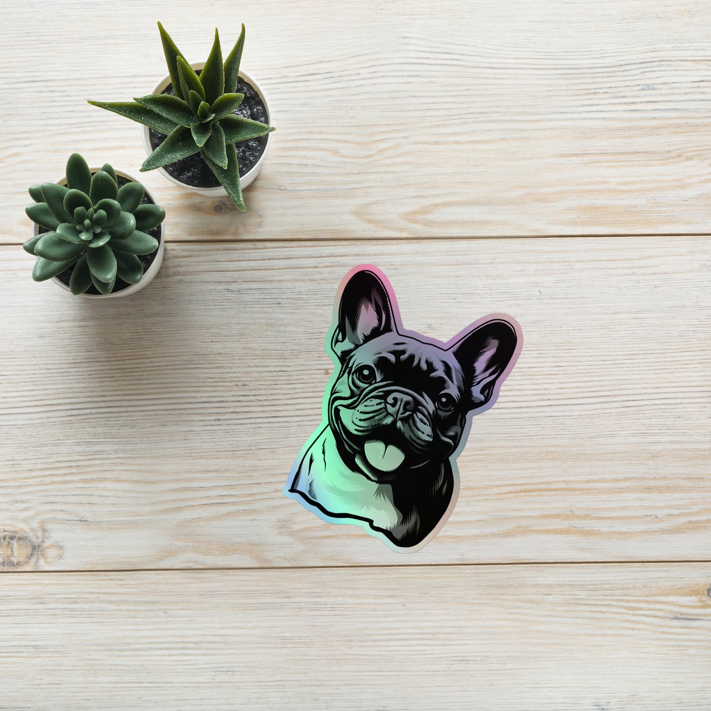 Brindle Holographic Sticker