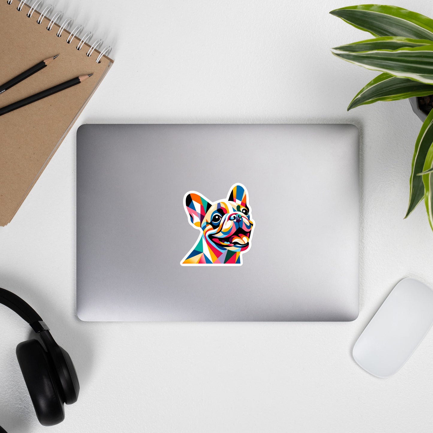 Geometric Frenchie Sticker