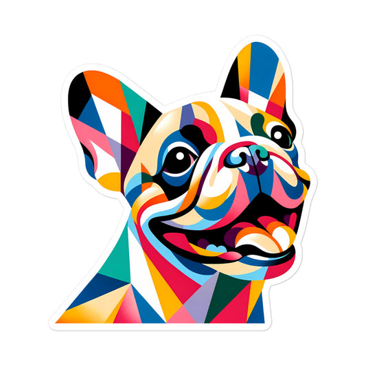Geometric Frenchie Sticker