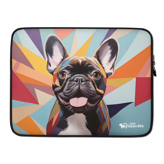 Geometric Brindle Laptop Sleeve