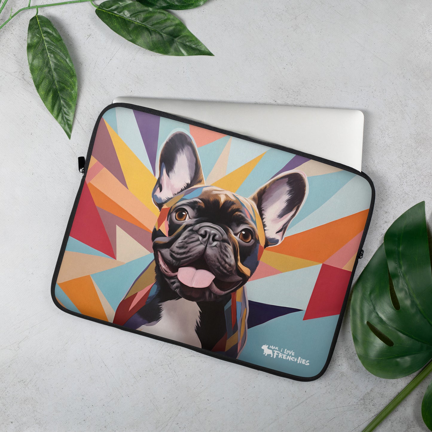 Geometric Brindle Laptop Sleeve