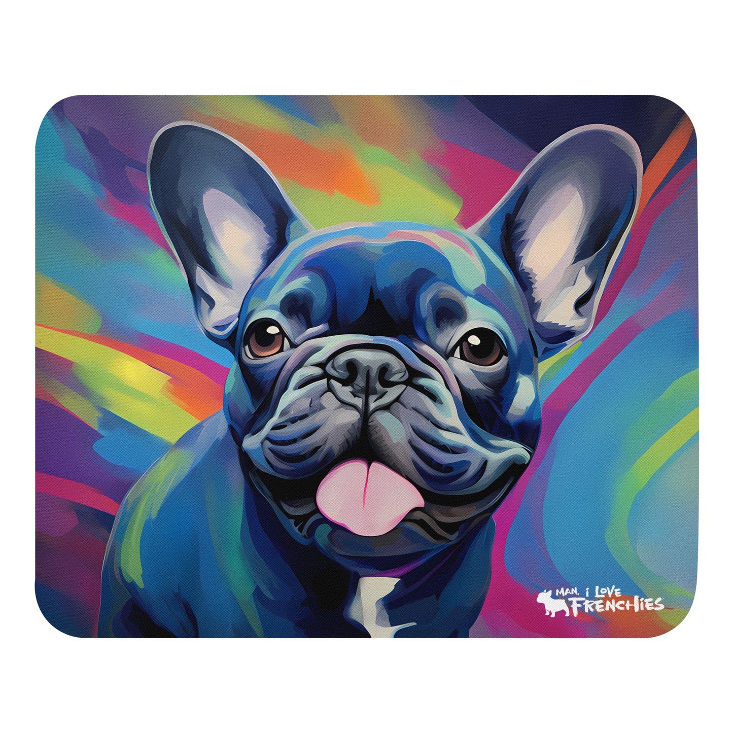 Graffiti Blue Mouse Pad