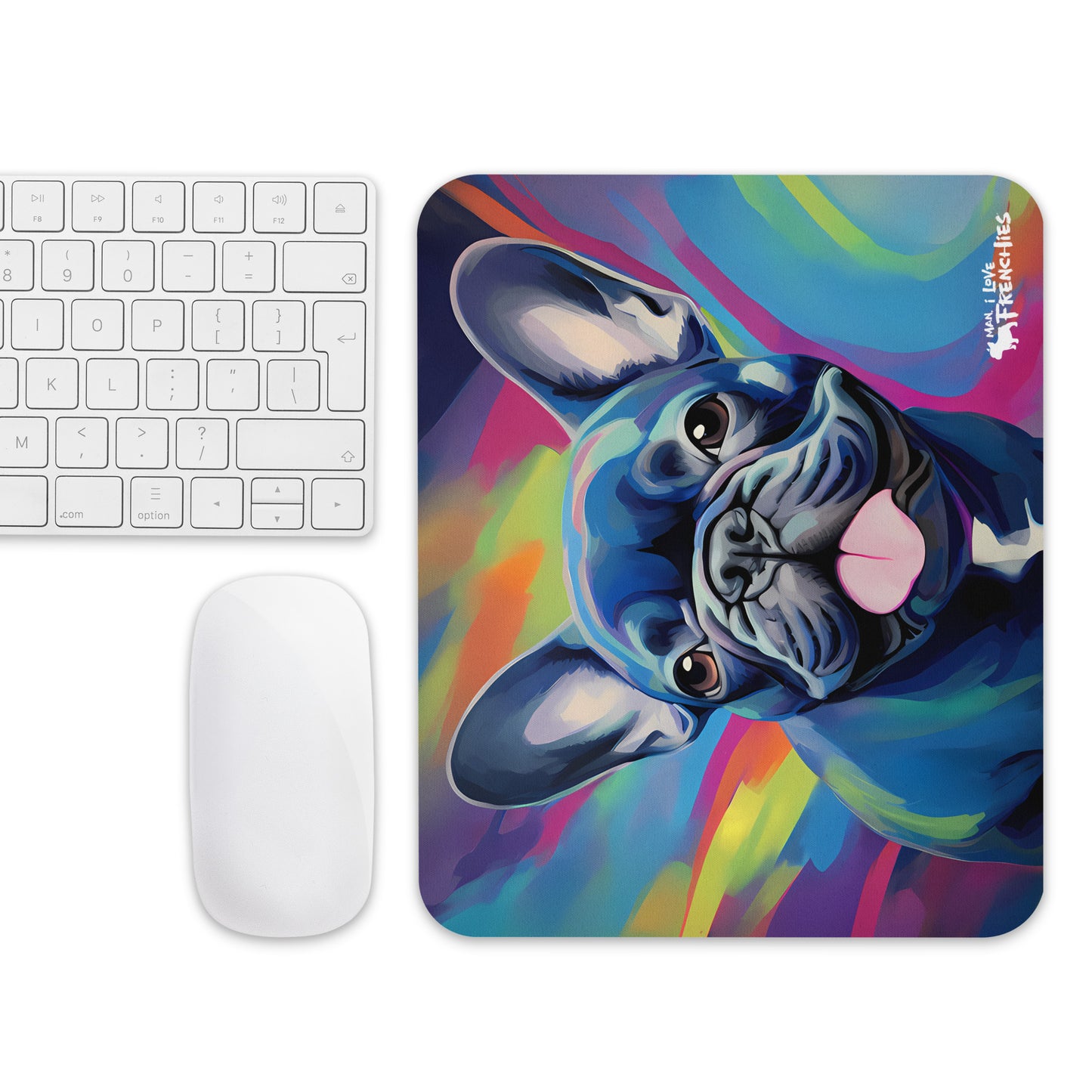 Graffiti Blue Mouse Pad