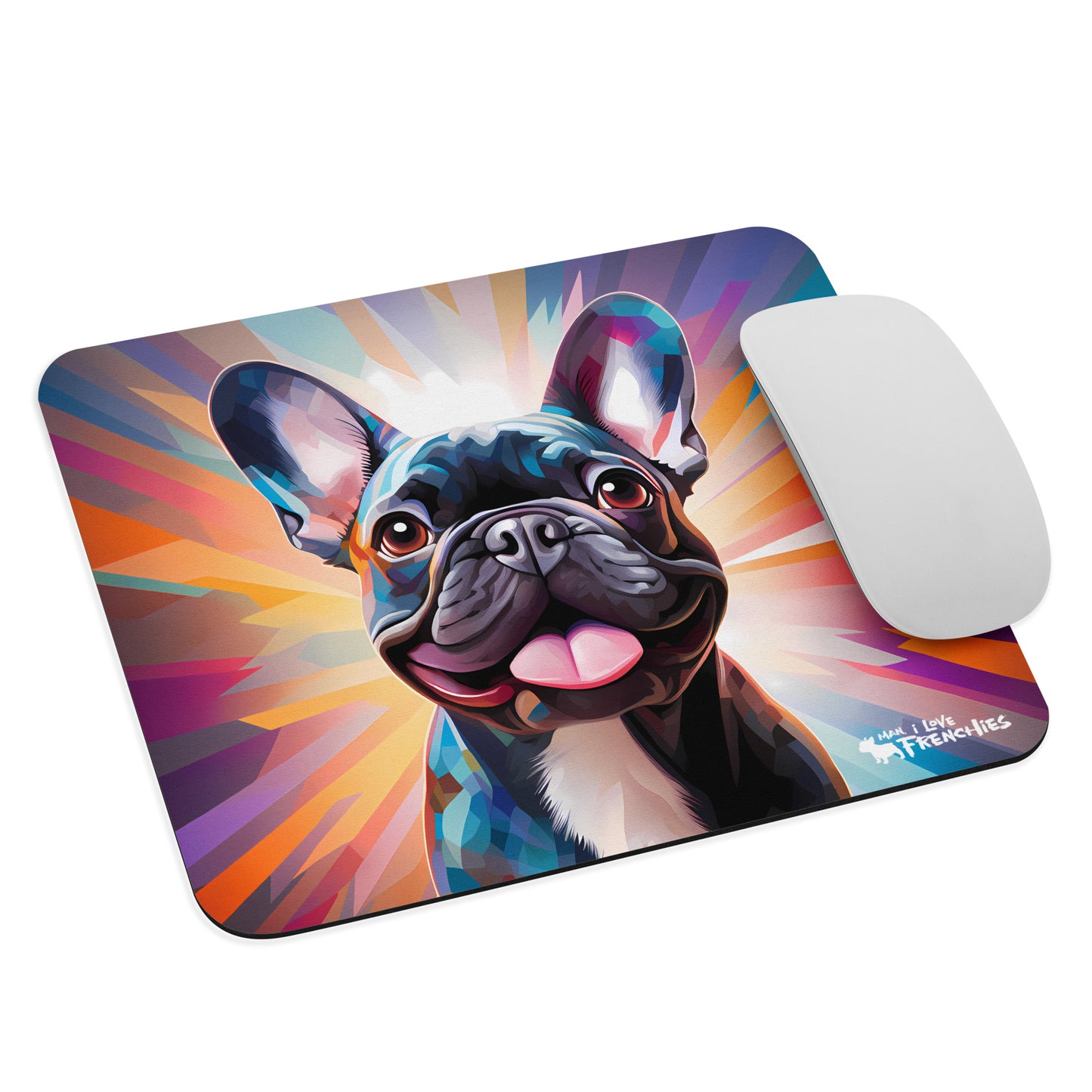 Rock Star Frenchie Mouse Pad