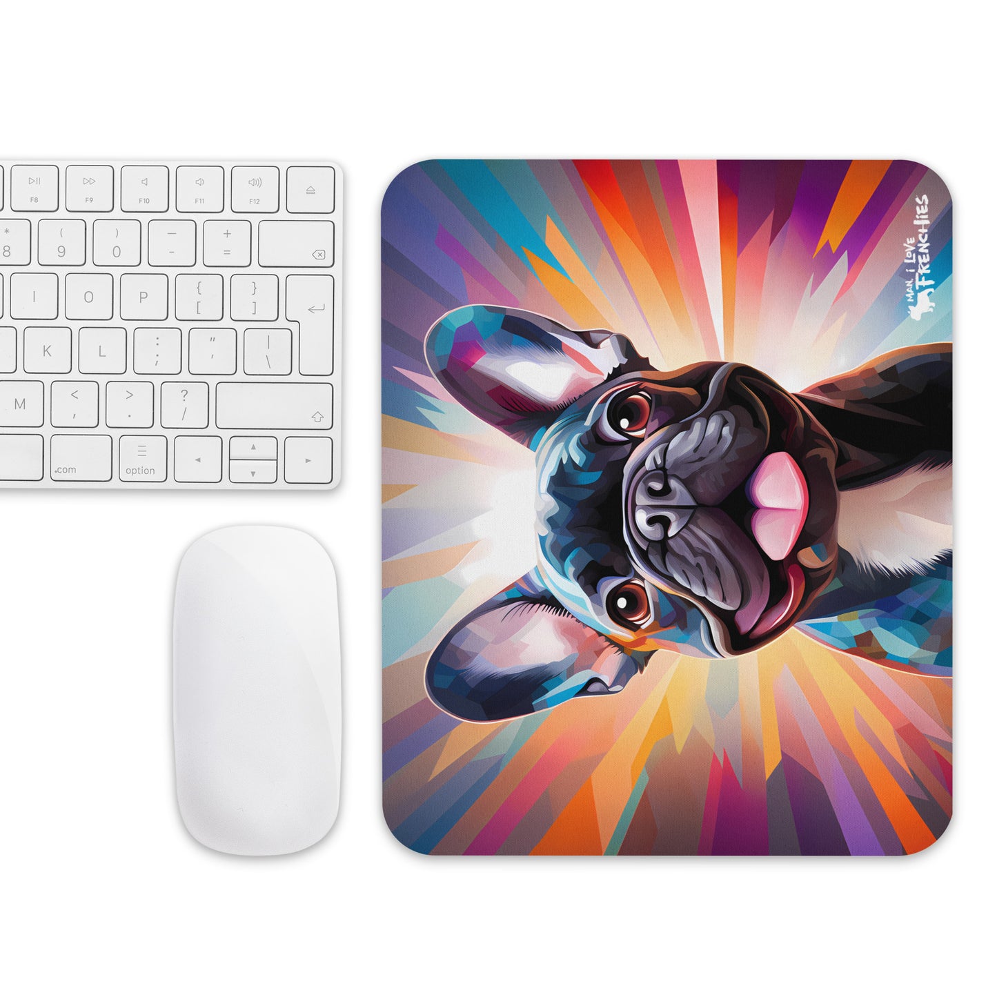Rock Star Frenchie Mouse Pad