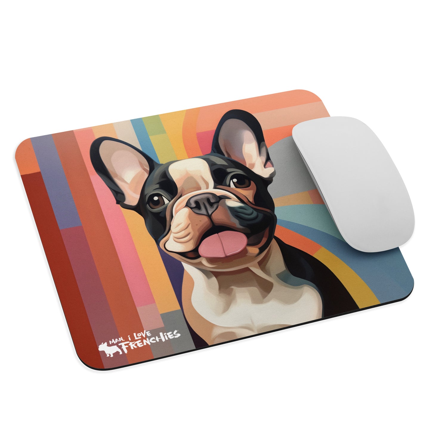 Stripes & Pied Mouse Pad
