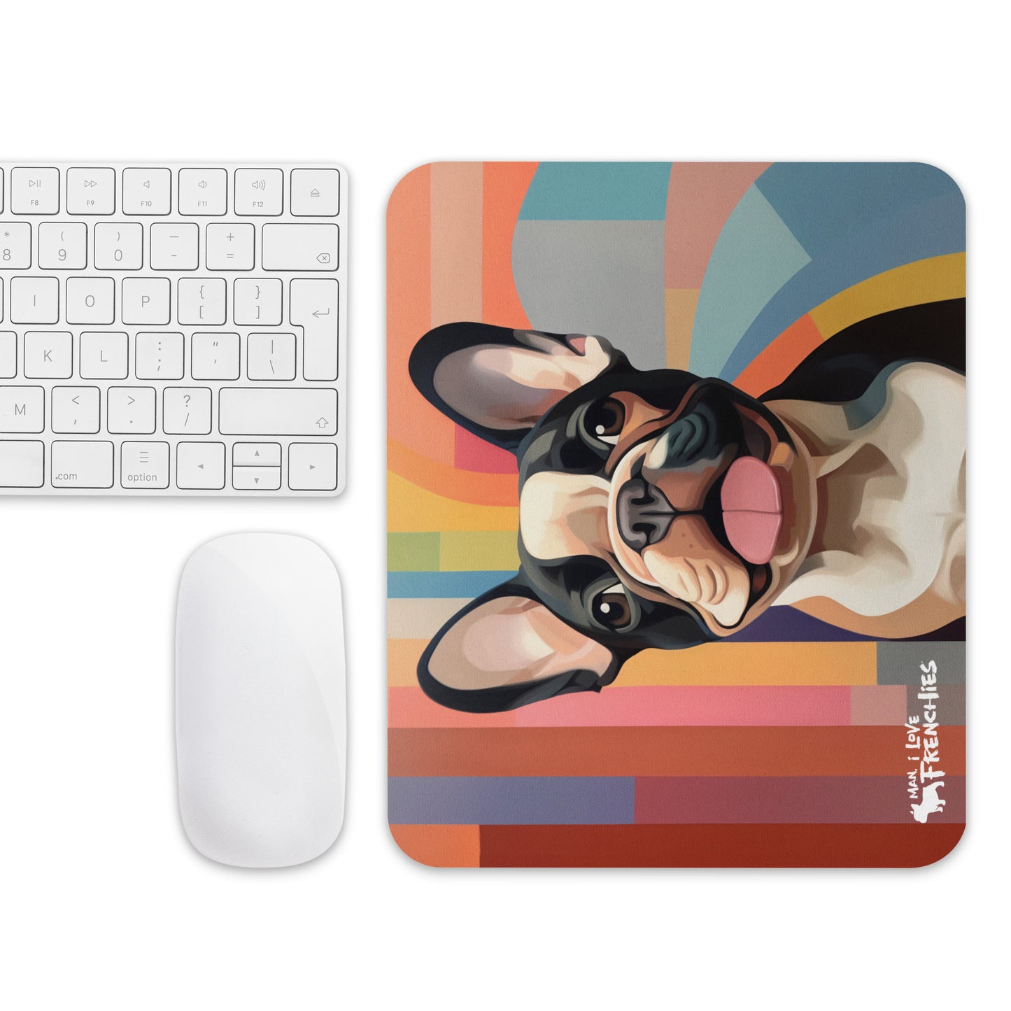 Stripes & Pied Mouse Pad