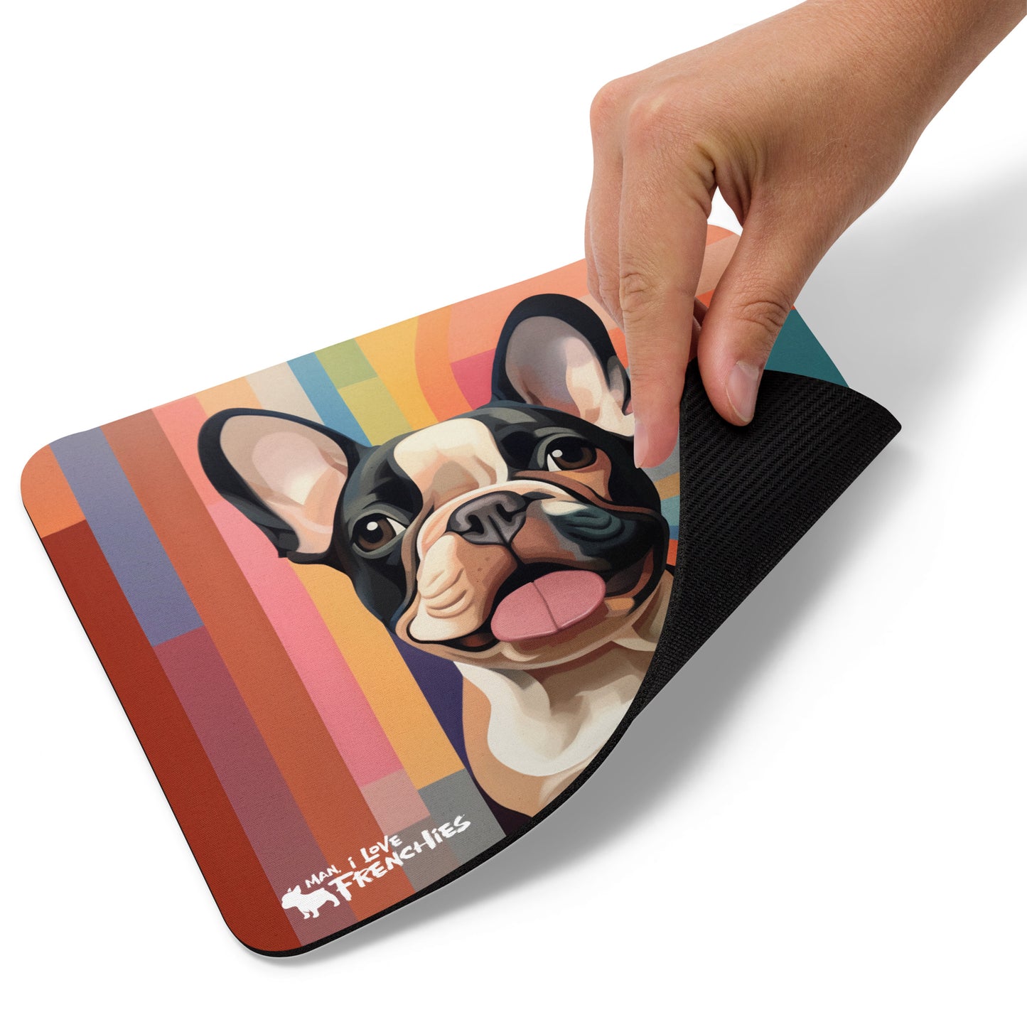Stripes & Pied Mouse Pad