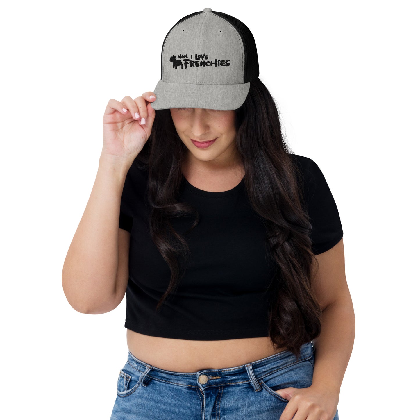 Man, I Love Frenchies Trucker Cap
