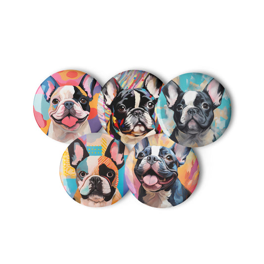 Pied & Beautiful Pin Button Set
