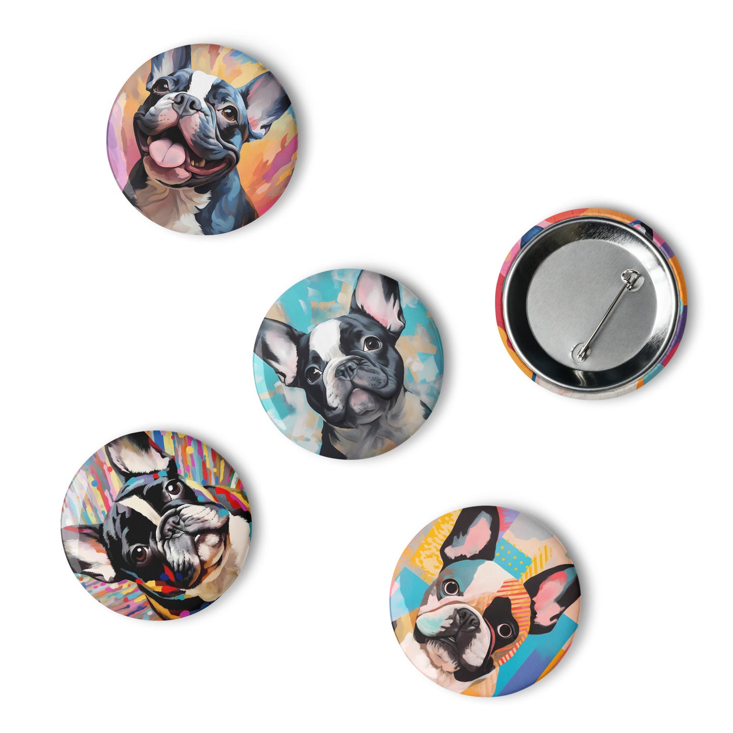 Pied & Beautiful Pin Button Set