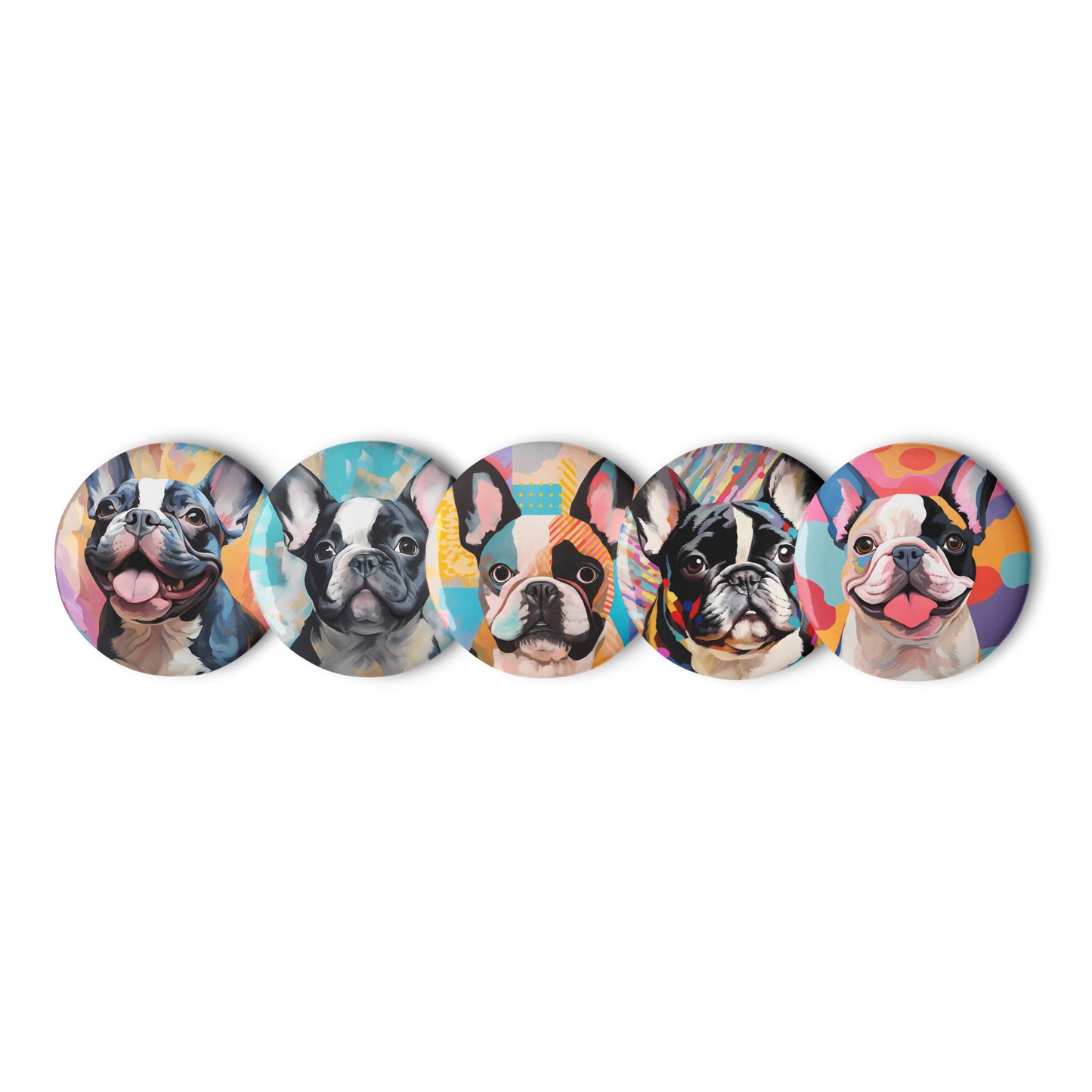 Pied & Beautiful Pin Button Set