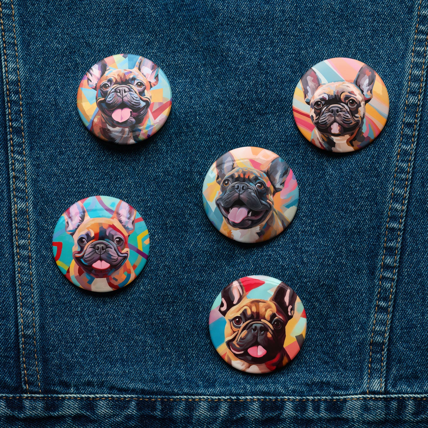 Friendly Fawn Pin Button Set
