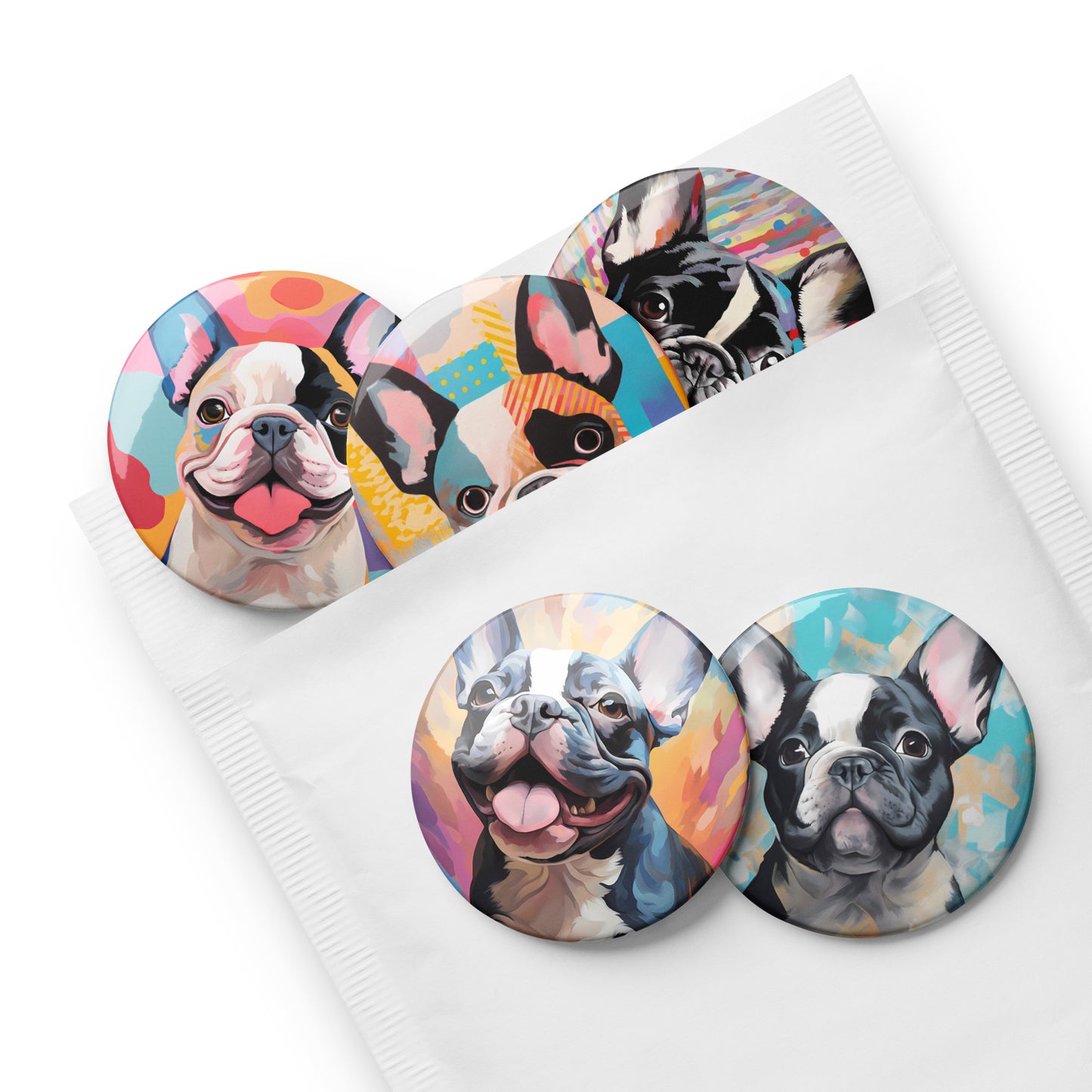 Pied & Beautiful Pin Button Set