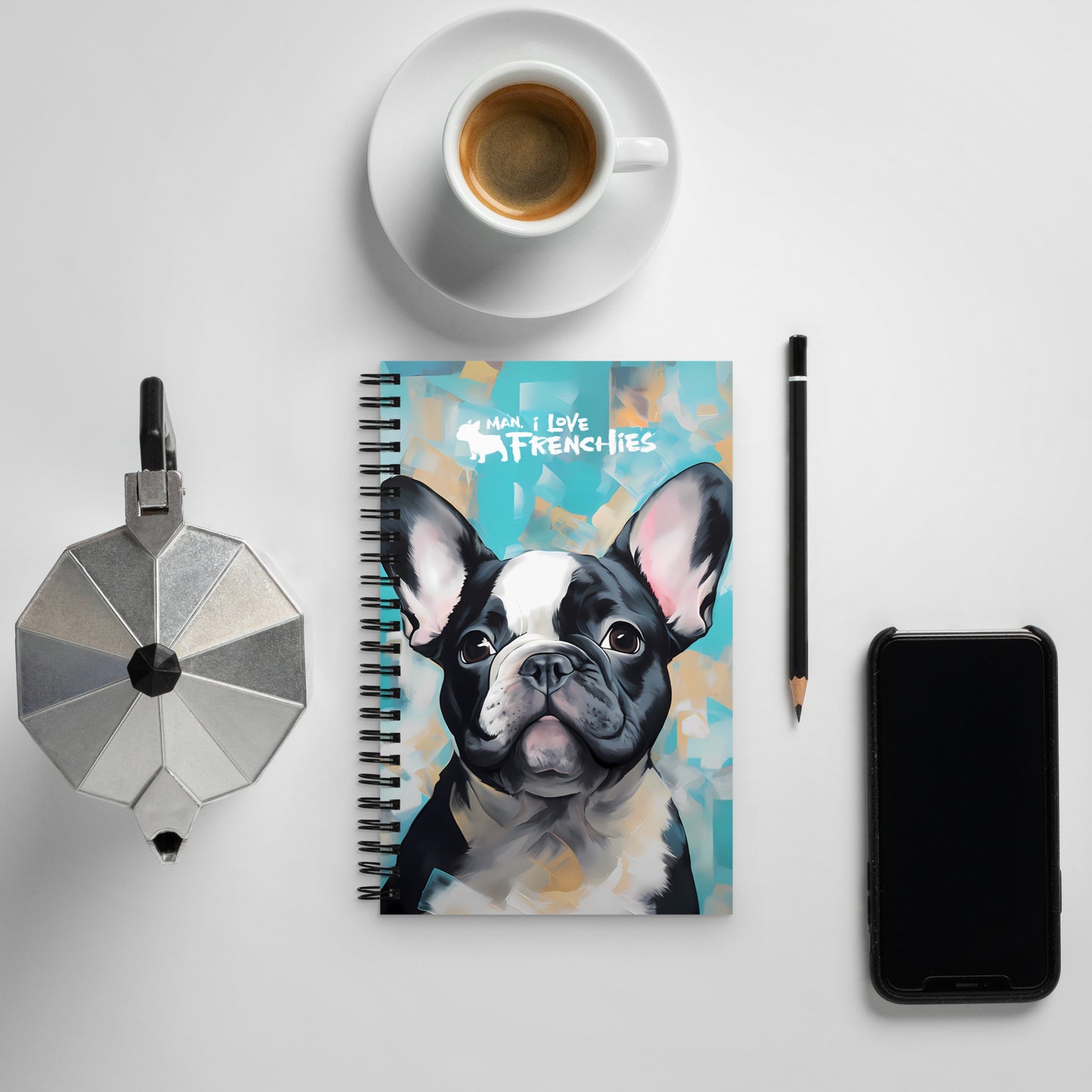 Teal Pied Notebook