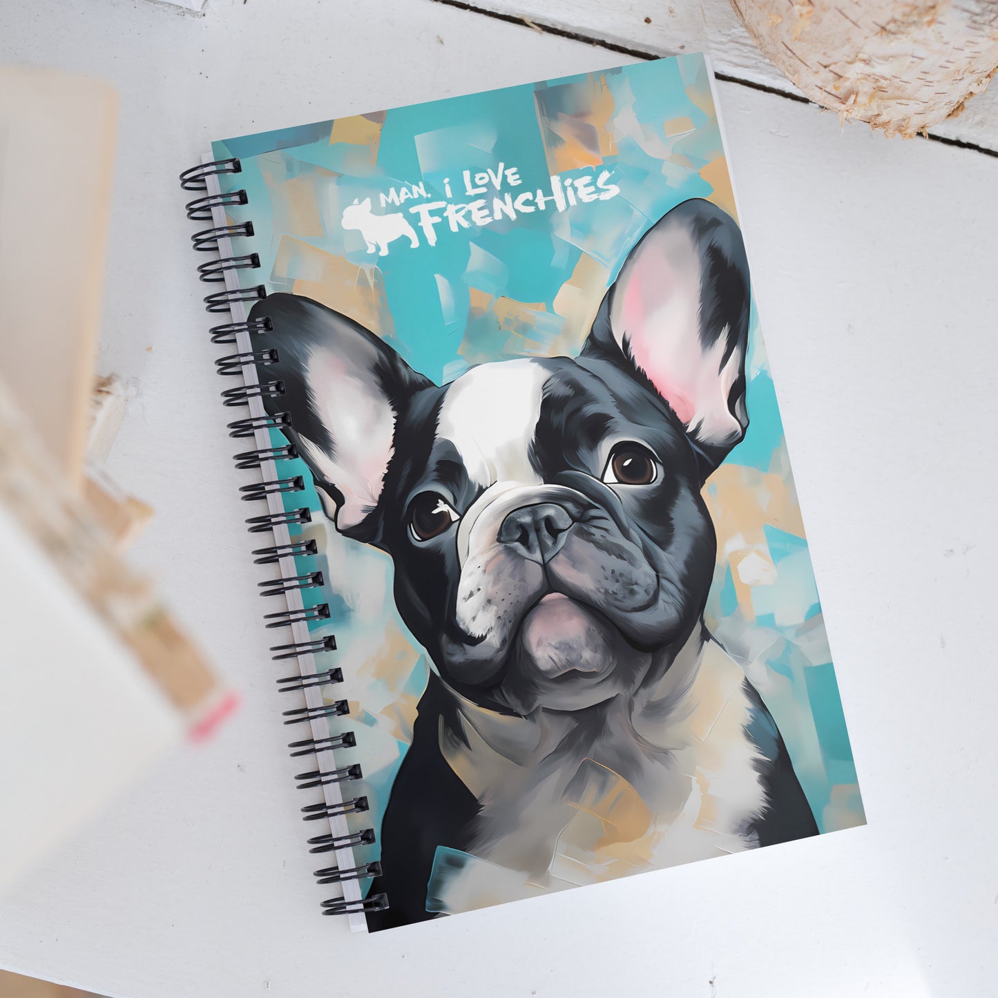 Teal Pied Notebook