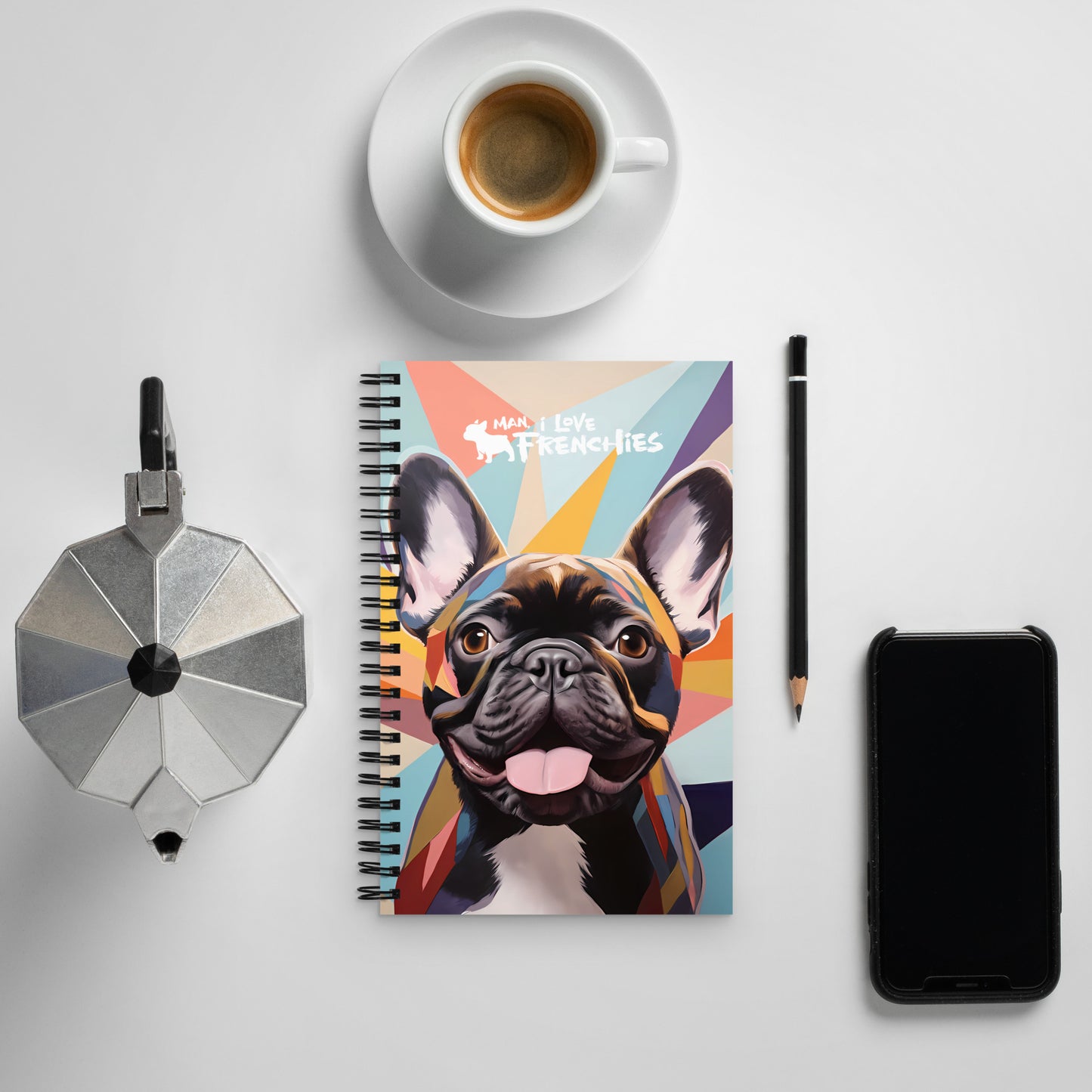 Geometric Brindle Notebook