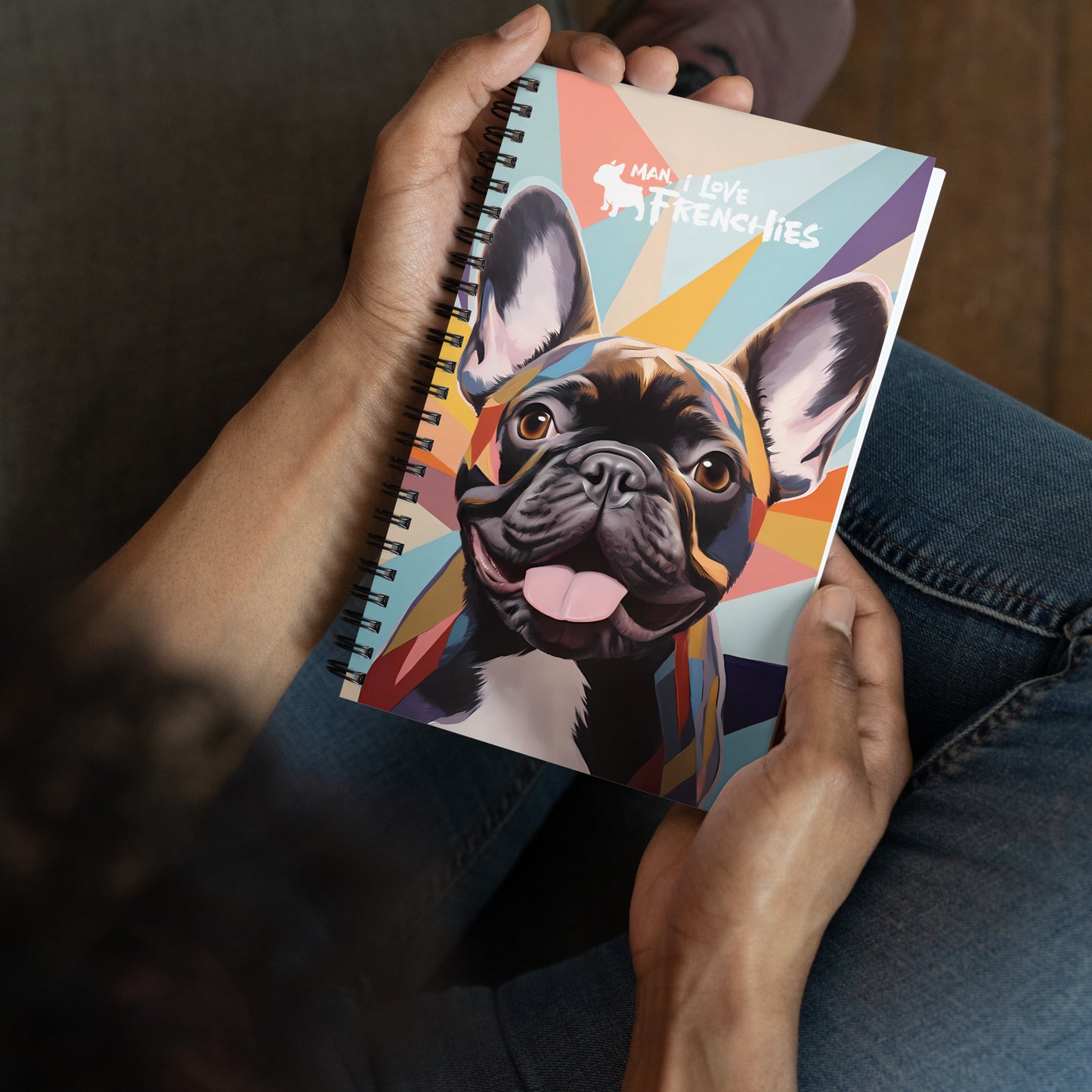 Geometric Brindle Notebook