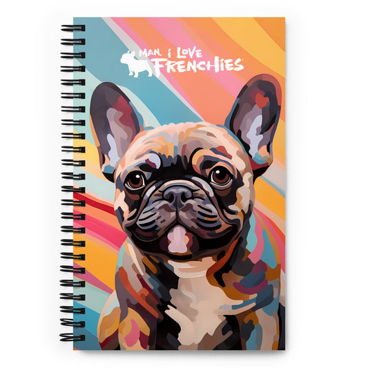Retro Frenchie Notebook