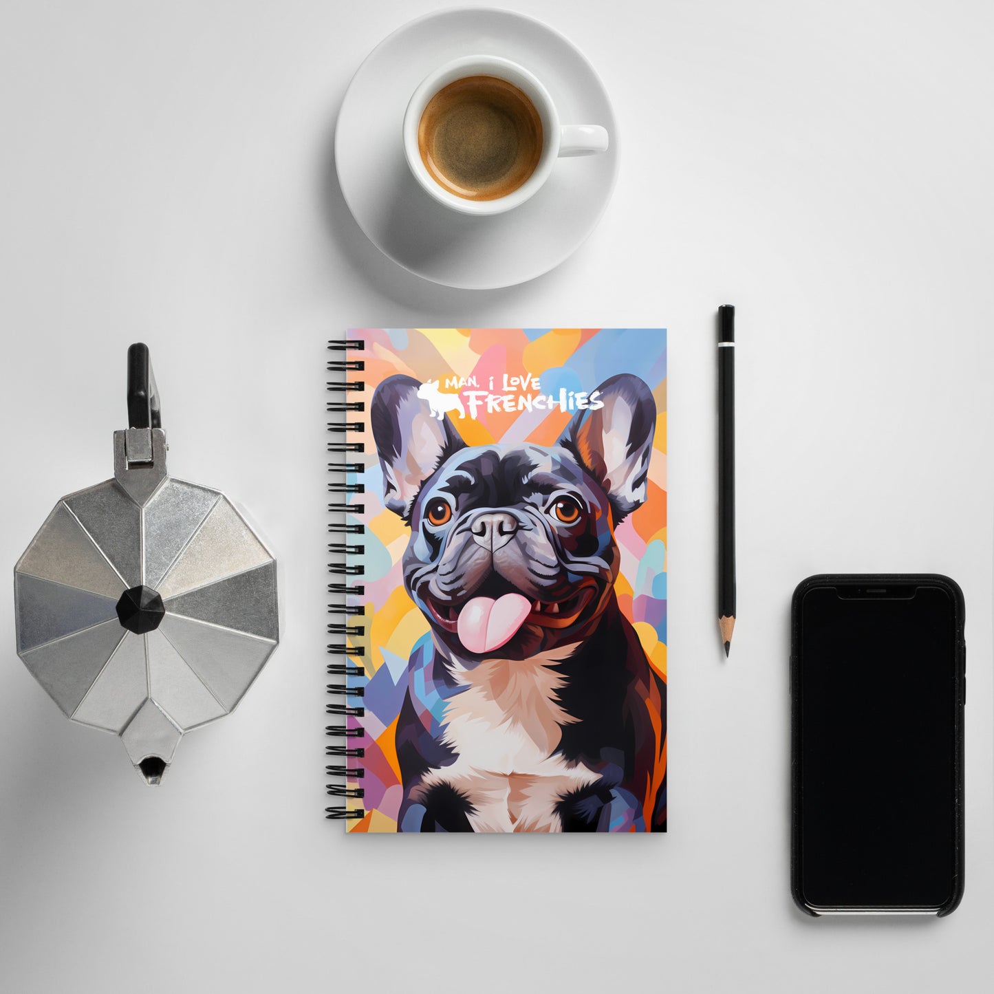 Geometric Brindle Notebook