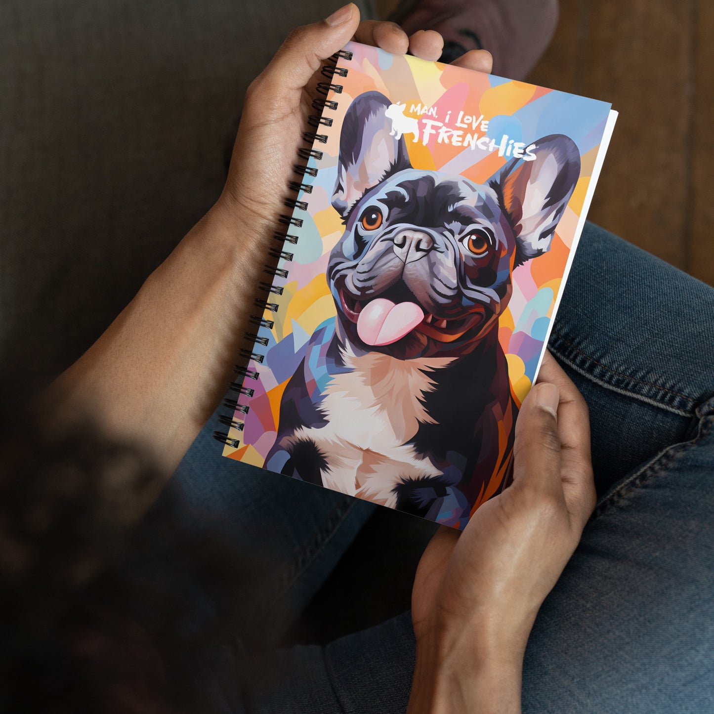 Geometric Brindle Notebook