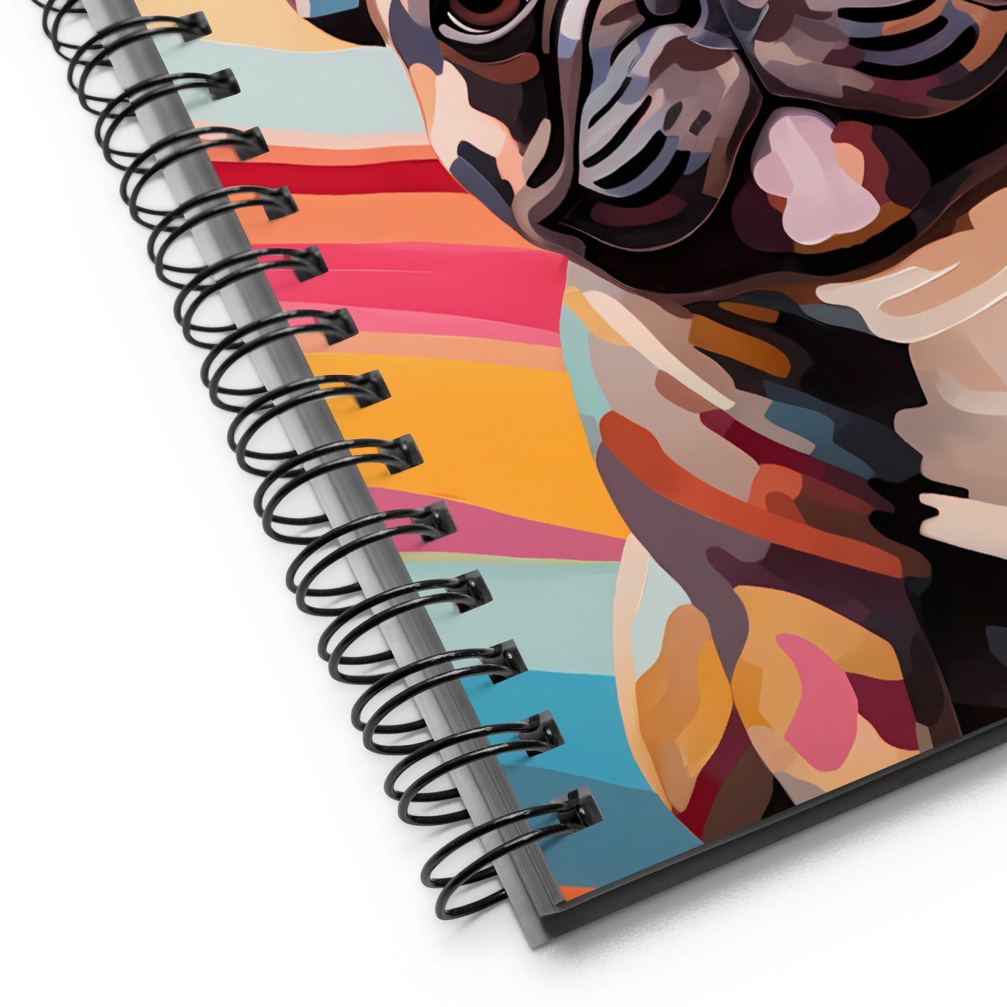 Retro Frenchie Notebook