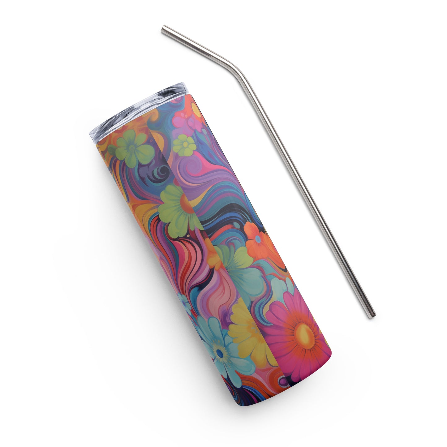 Flowerful Frenchie Tumbler