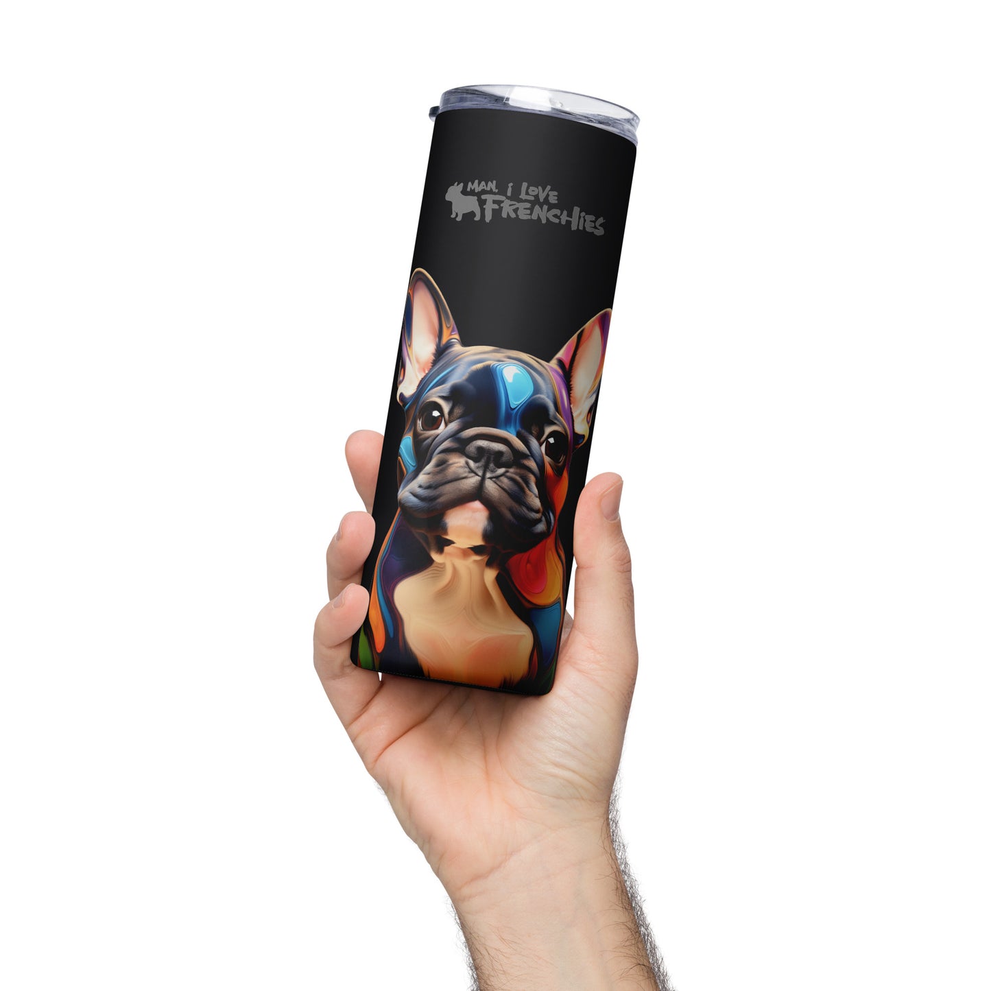 Marble Frenchie Tumbler