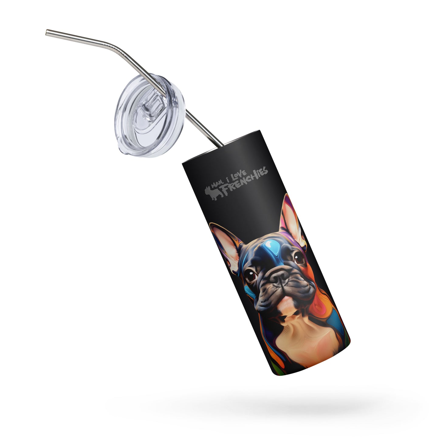Marble Frenchie Tumbler
