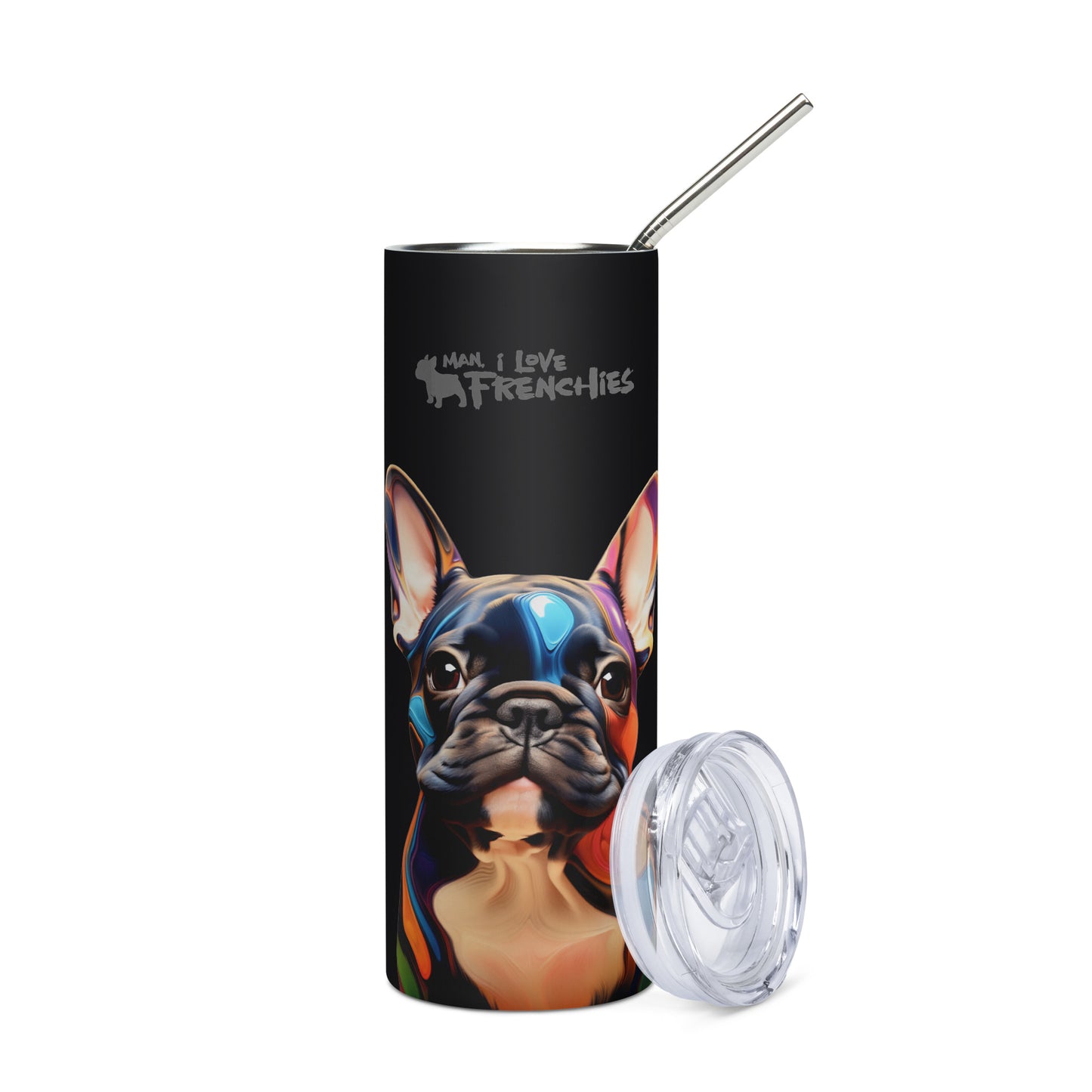 Marble Frenchie Tumbler
