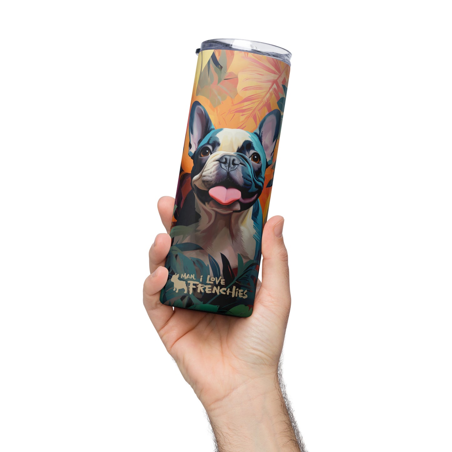 Tropical Frenchie Tumbler