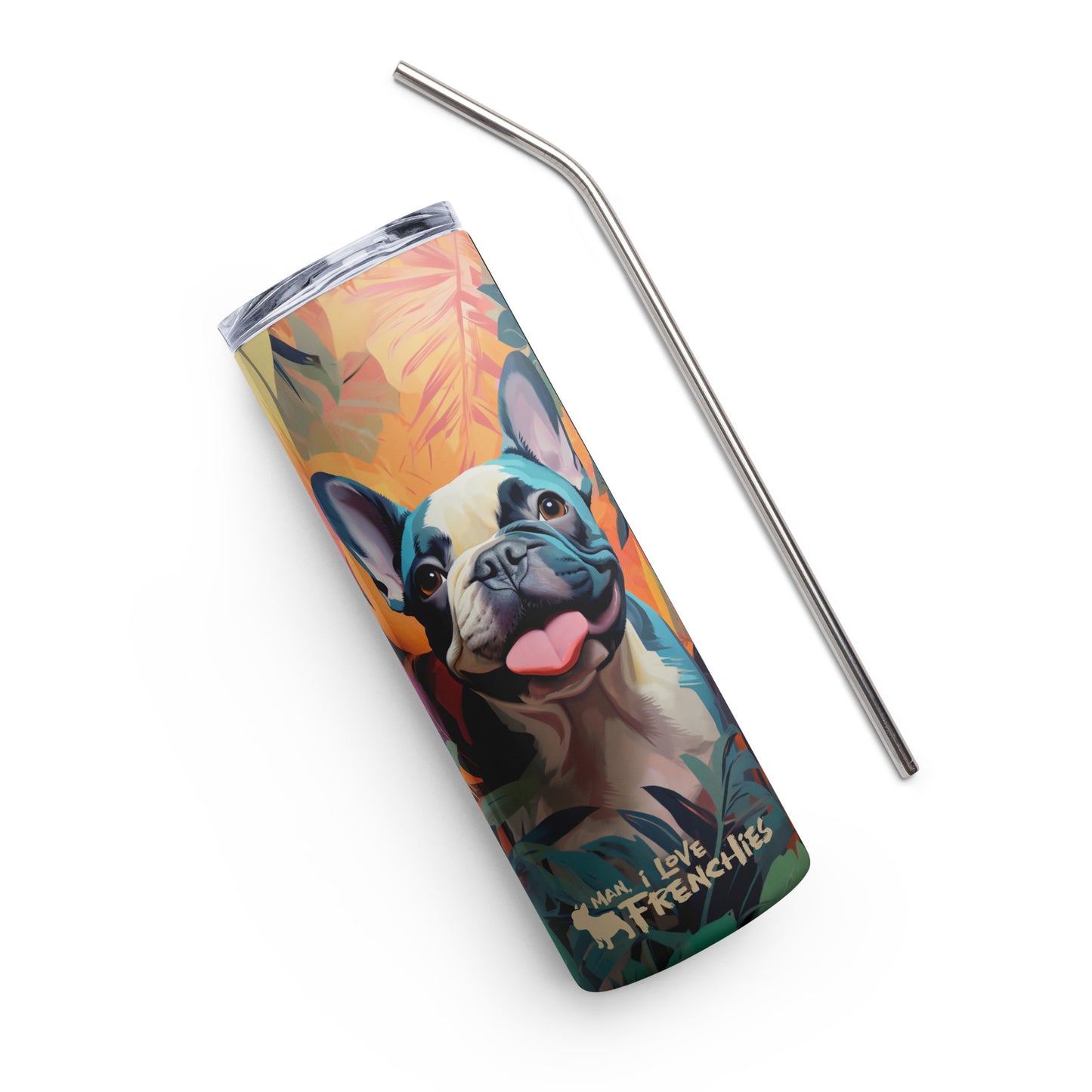 Tropical Frenchie Tumbler