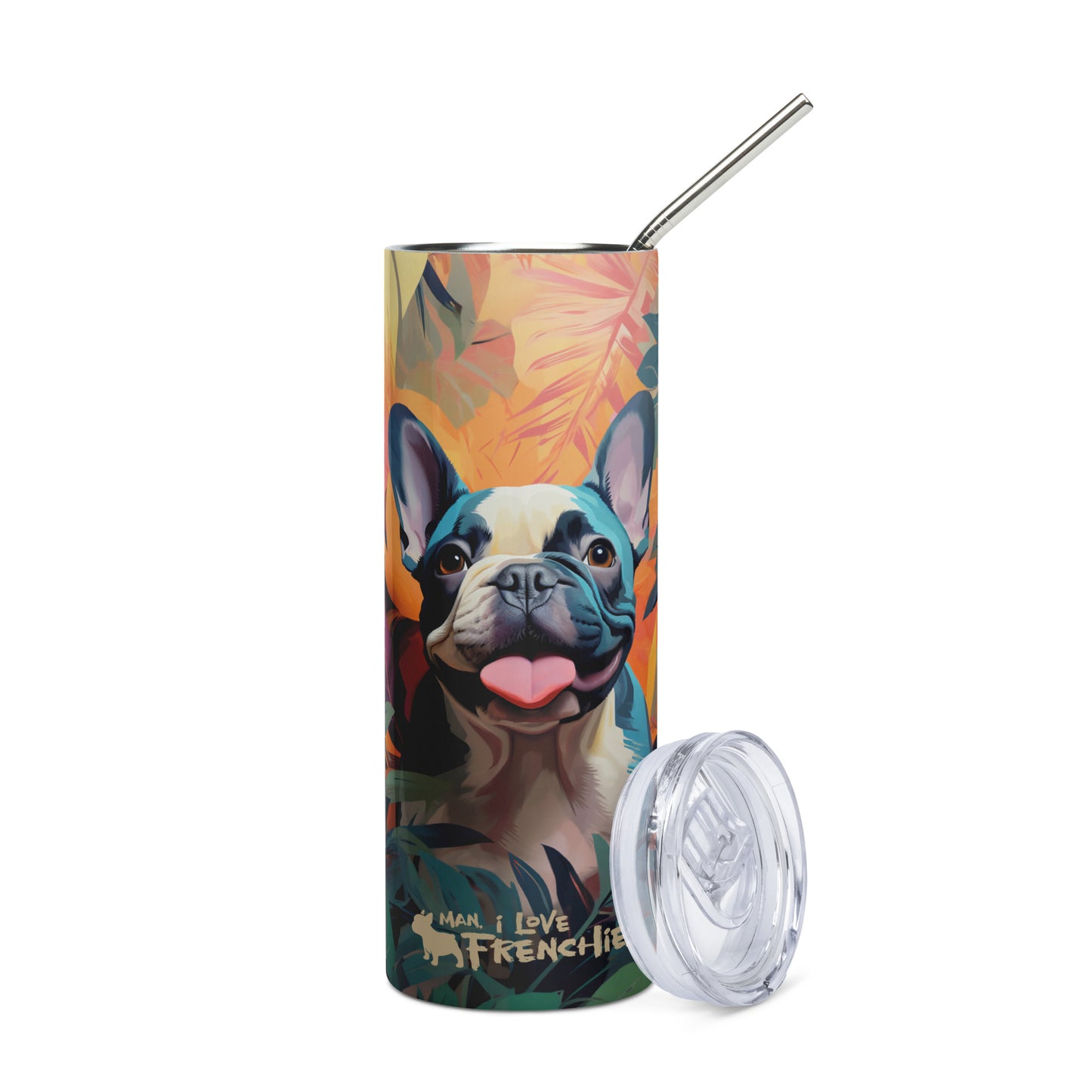 Tropical Frenchie Tumbler