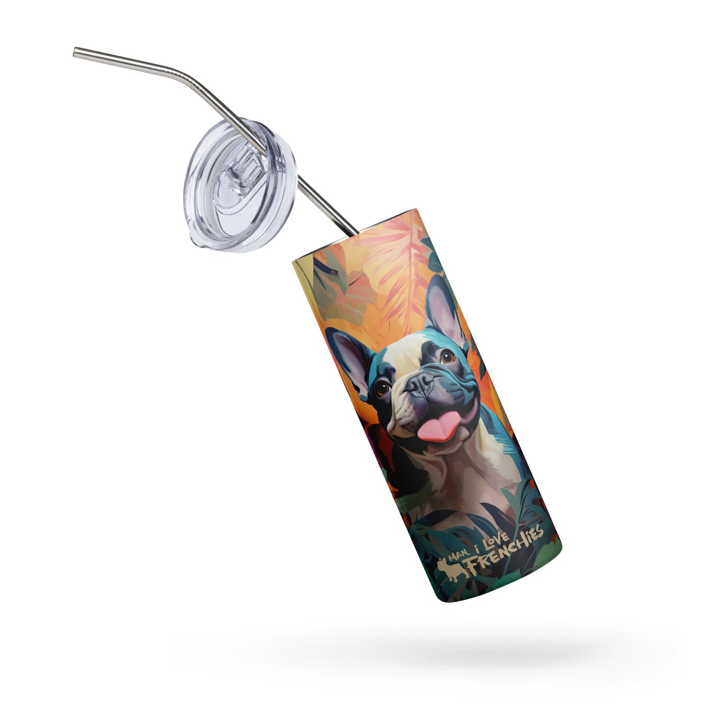 Tropical Frenchie Tumbler