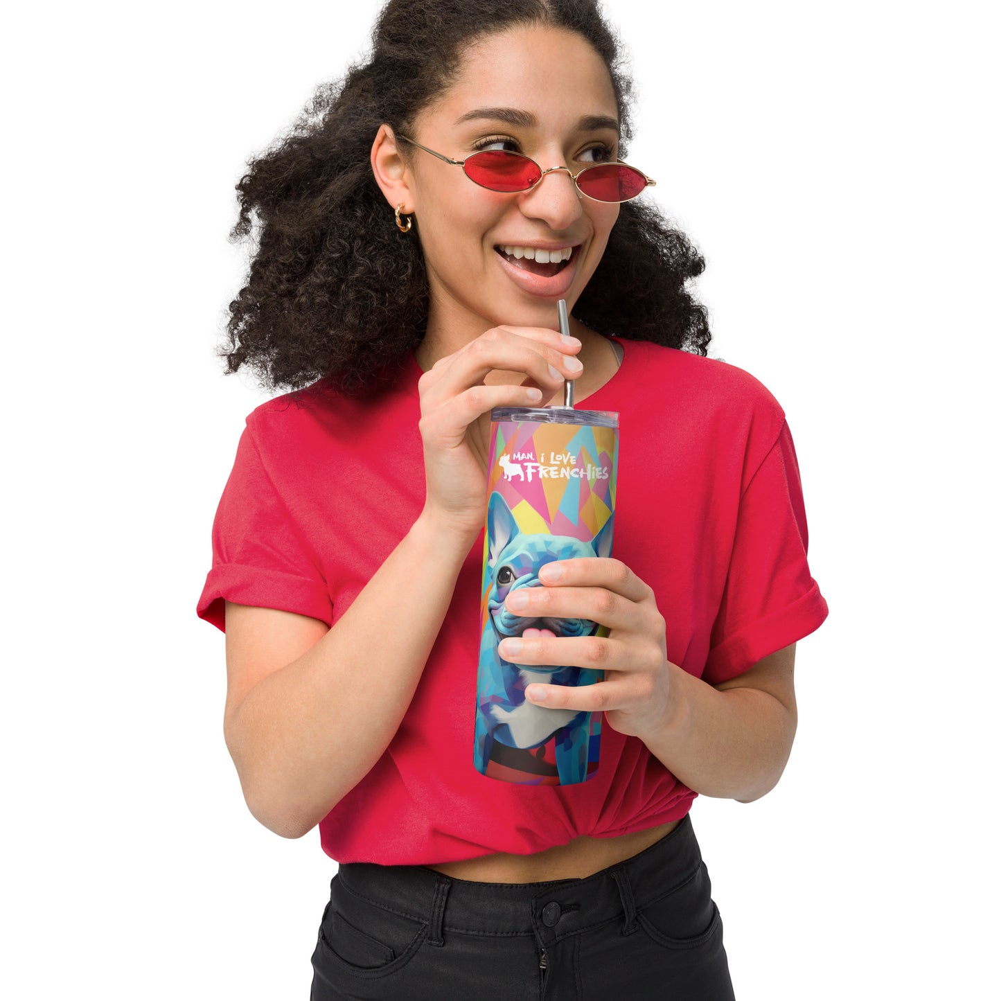 Neon Blue Tumbler