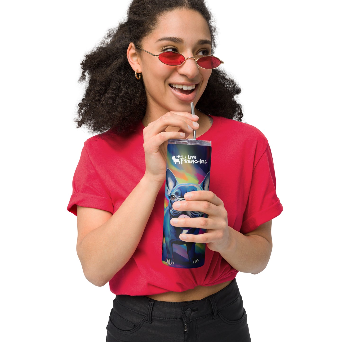 Neon Blue Tumbler