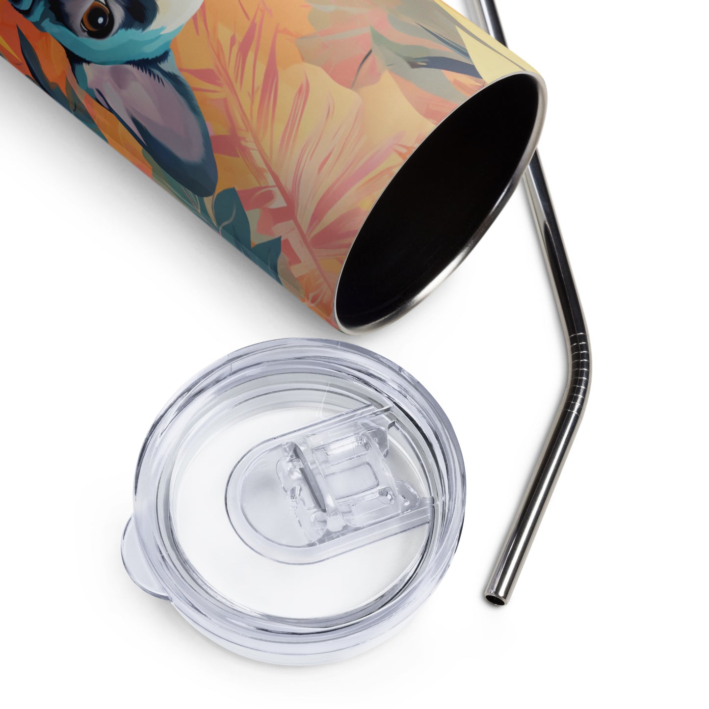 Tropical Frenchie Tumbler