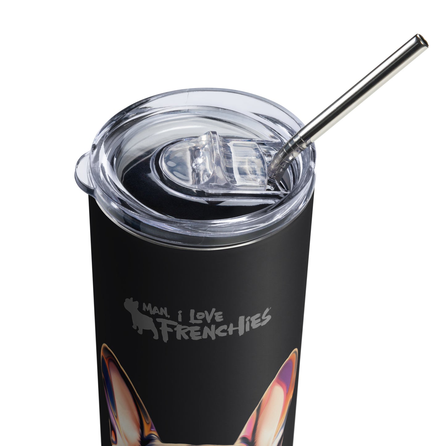Marble Frenchie Tumbler